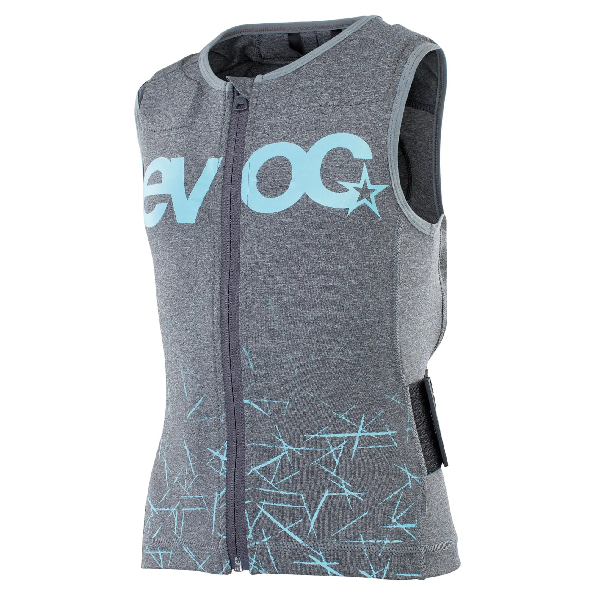 Evoc Kids Protector Vest Carbon Grey - FREE UK Shipping, FREE 365 Day Returns | Moto Central