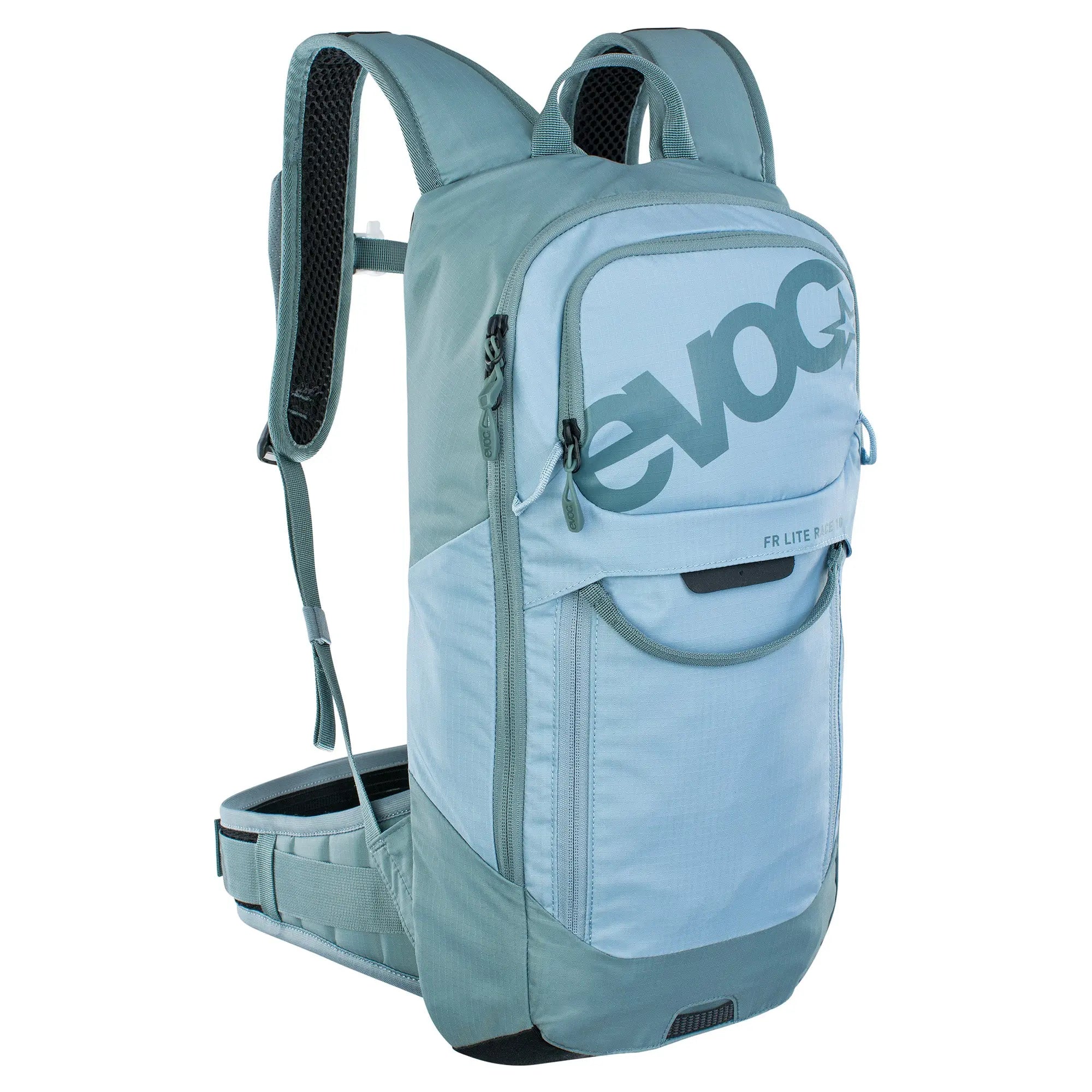 Evoc FR Lite Race Protector Backpack Steel / Copen Blue - FREE UK Shipping, FREE 365 Day Returns | Moto Central