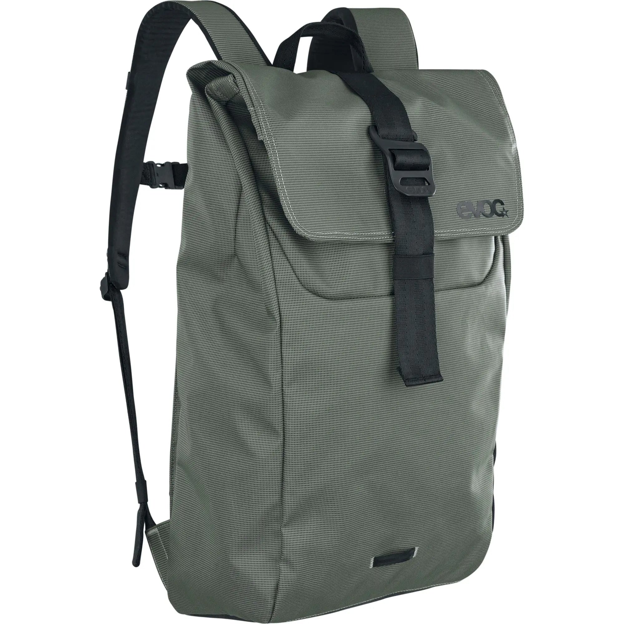 Evoc Duffle Backpack Dark Olive / Black - FREE UK Shipping, FREE 365 Day Returns | Moto Central