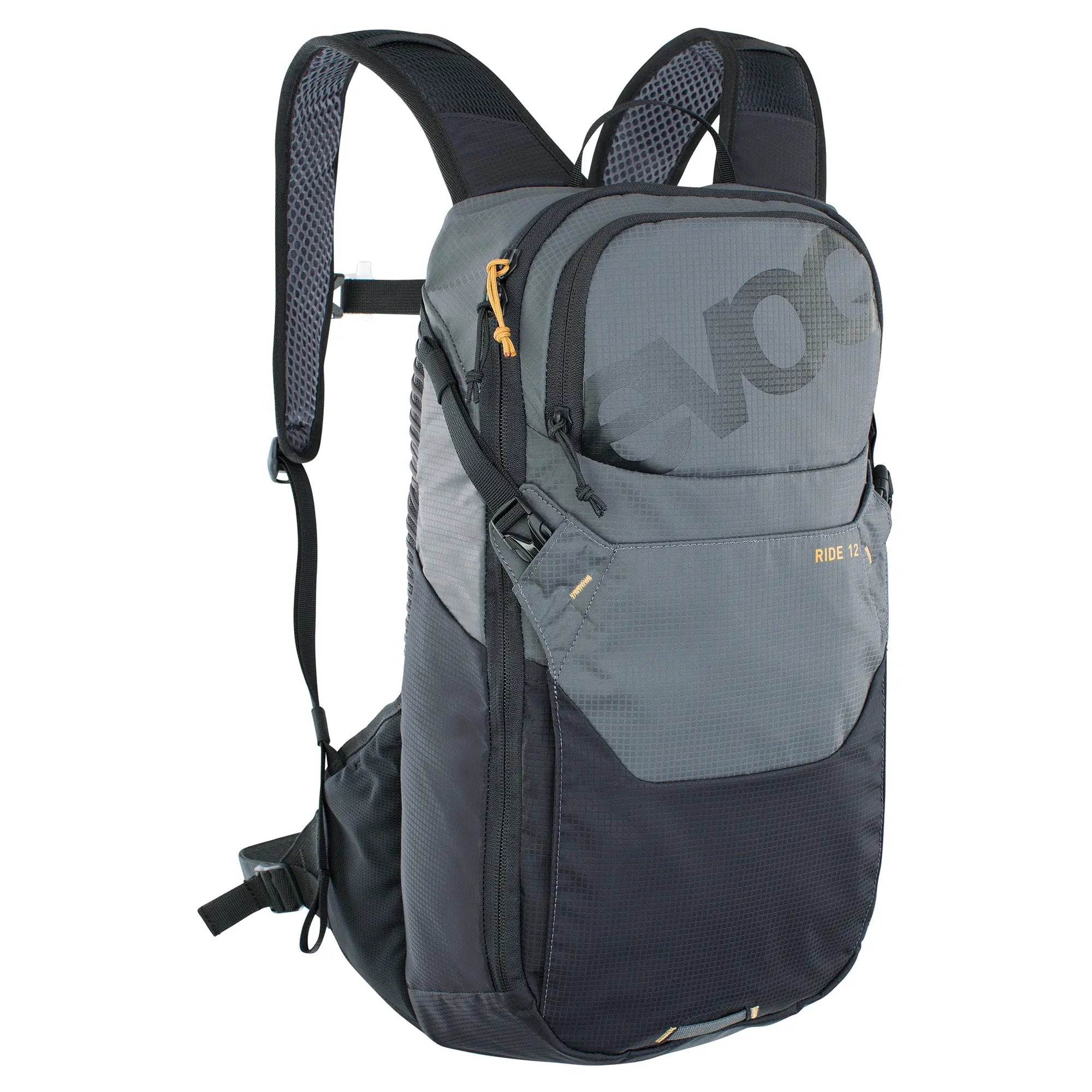 Evoc Ride Performance Backpack Carbon Grey / Black - FREE UK Shipping, FREE 365 Day Returns | Moto Central