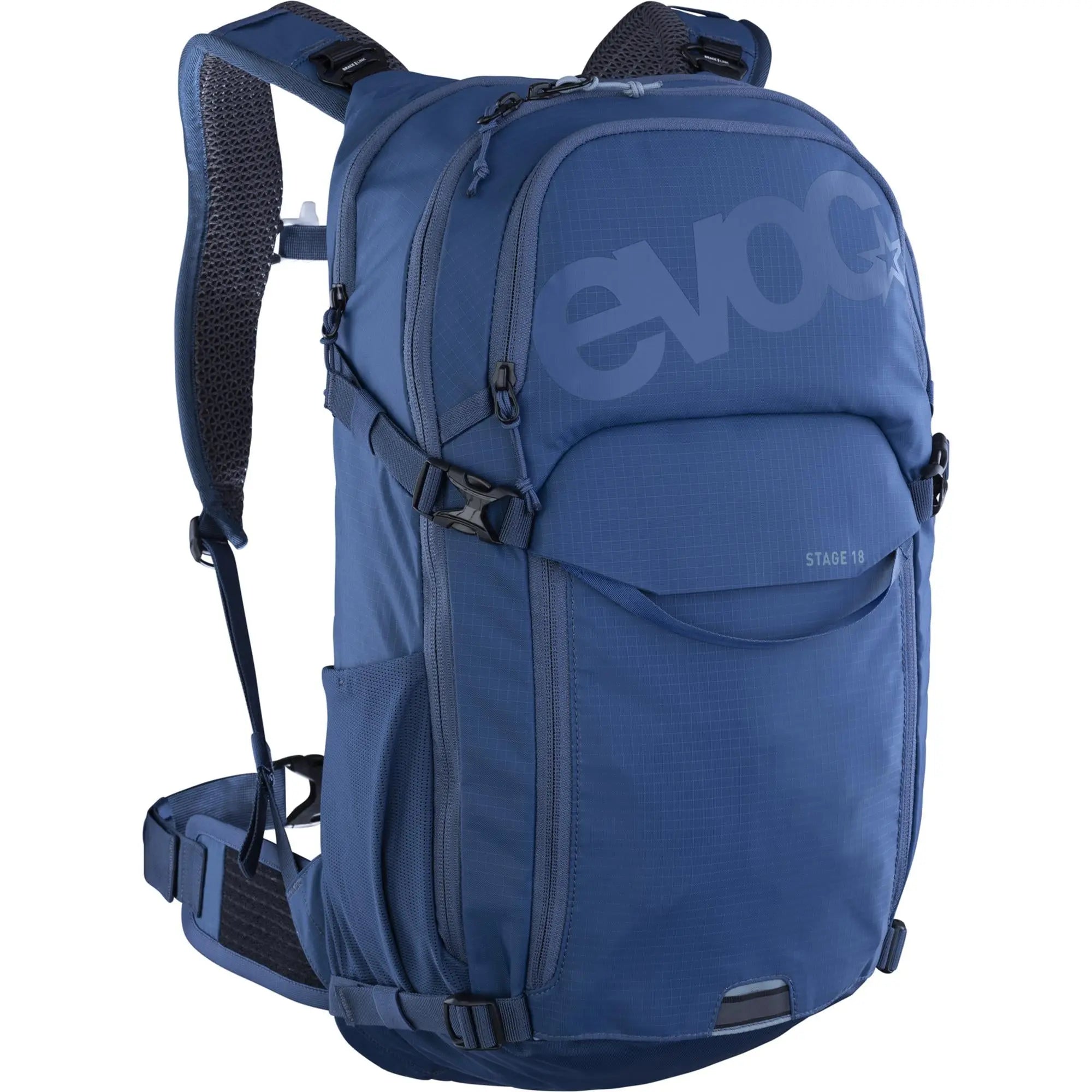 Evoc Stage Performance Backpack Denim - FREE UK Shipping, FREE 365 Day Returns | Moto Central