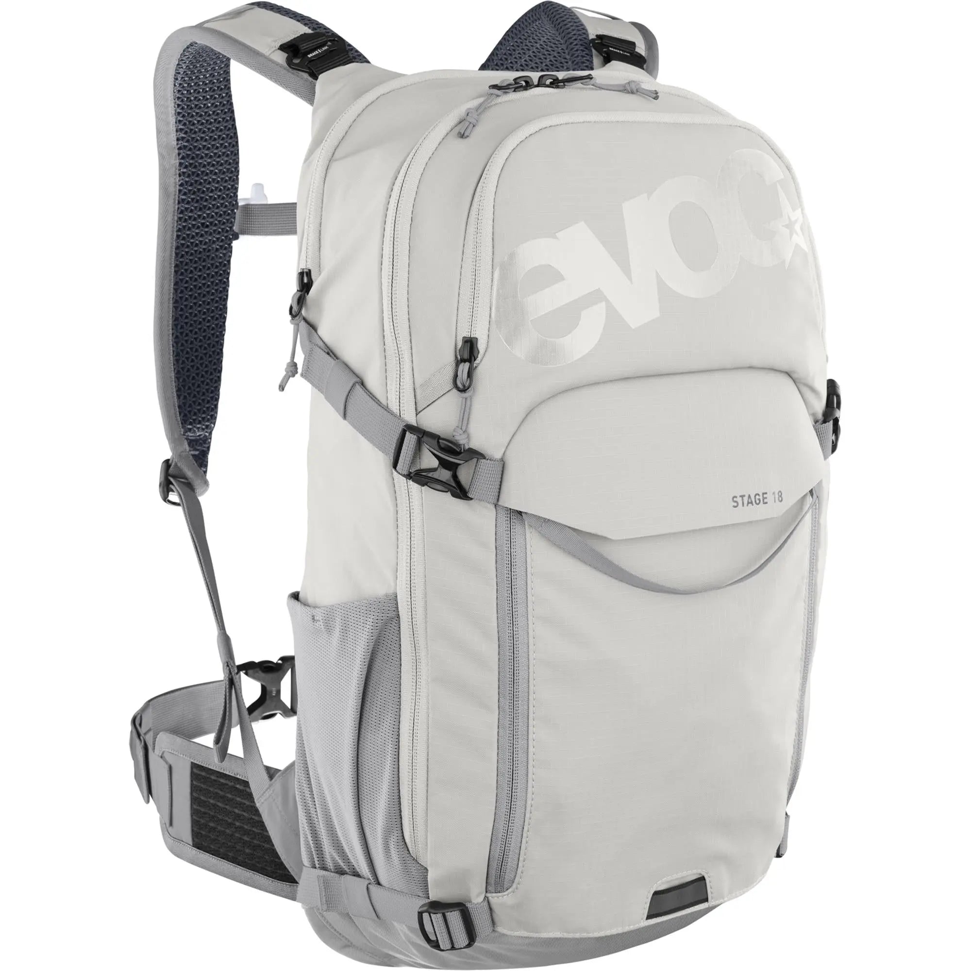 Evoc Stage Performance Backpack Sand / Stone - FREE UK Shipping, FREE 365 Day Returns | Moto Central