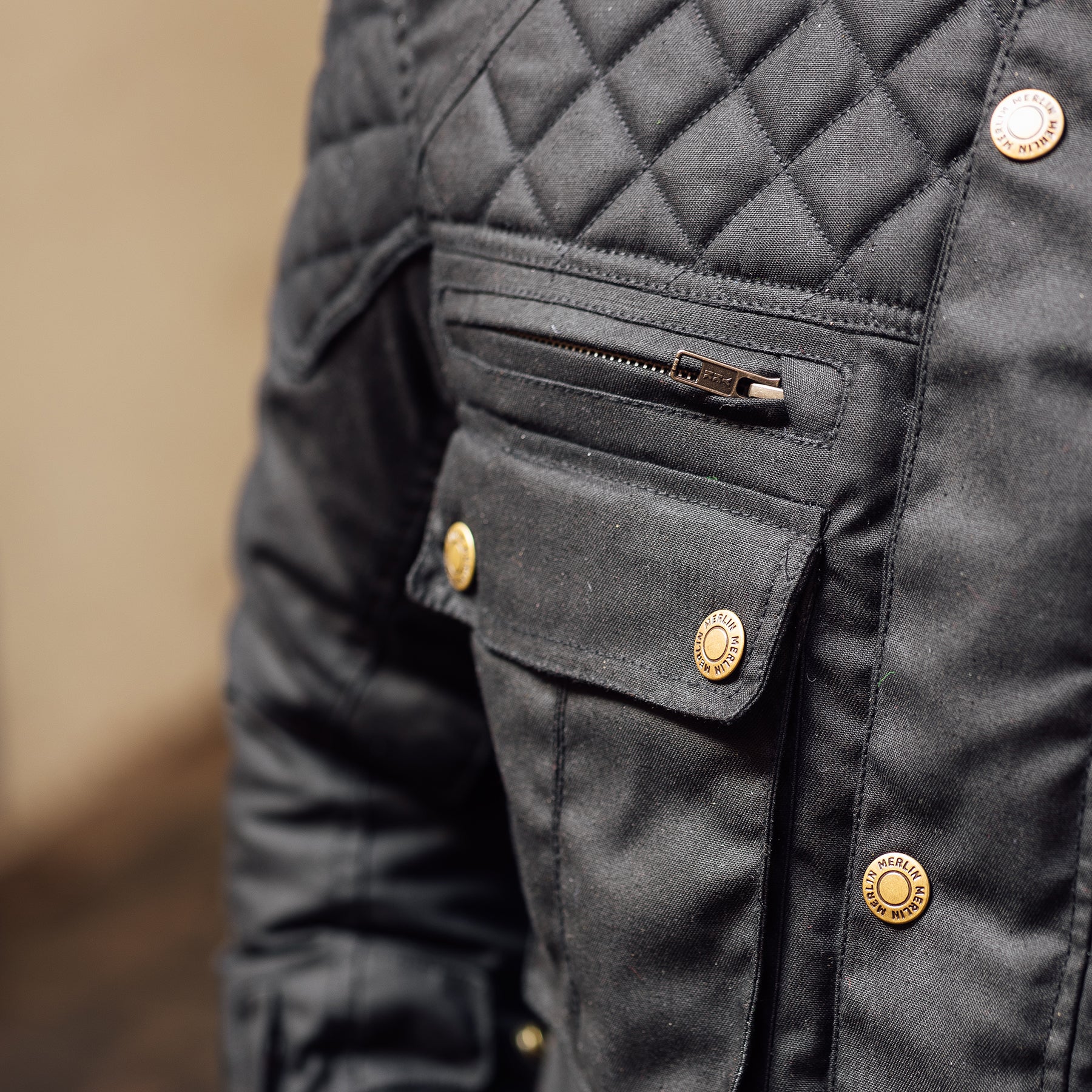 Merlin Edale 2 Cotec Jacket Black FREE UK Delivery, FREE 365 Day Returns | Moto Central