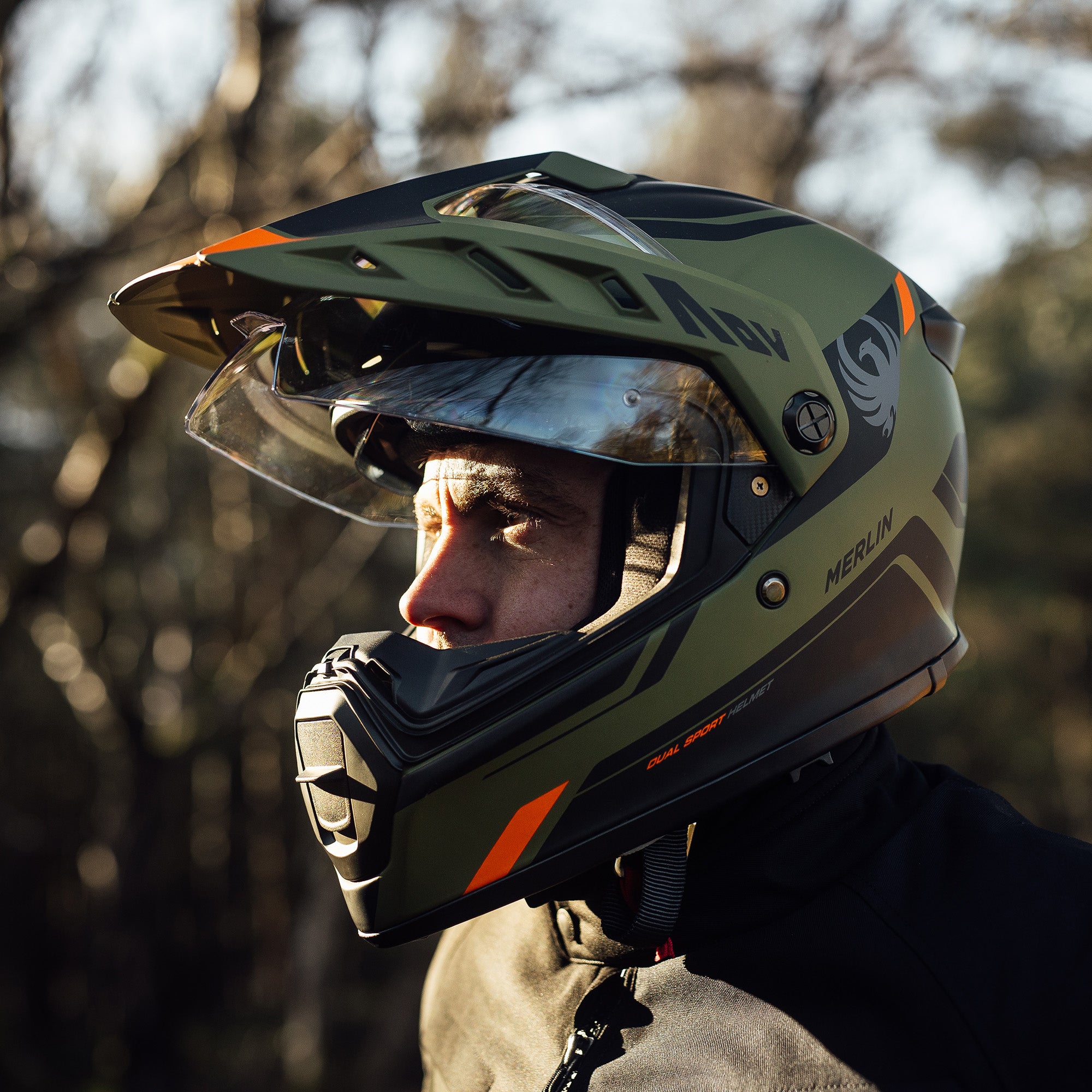 Merlin Torres Block Matt Green FREE UK Delivery, FREE 365 Day Returns | Moto Central