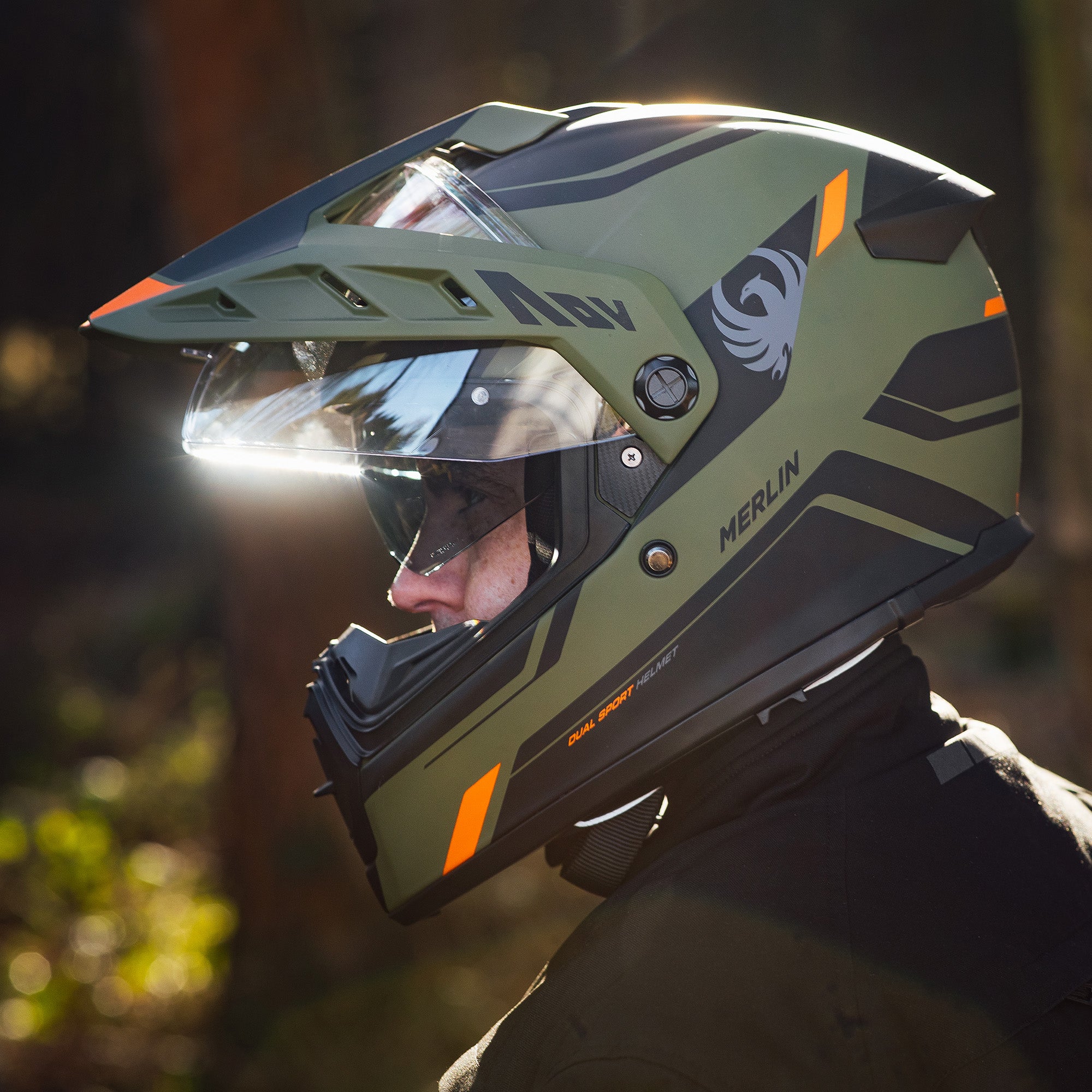 Merlin Torres Block Matt Green FREE UK Delivery, FREE 365 Day Returns | Moto Central