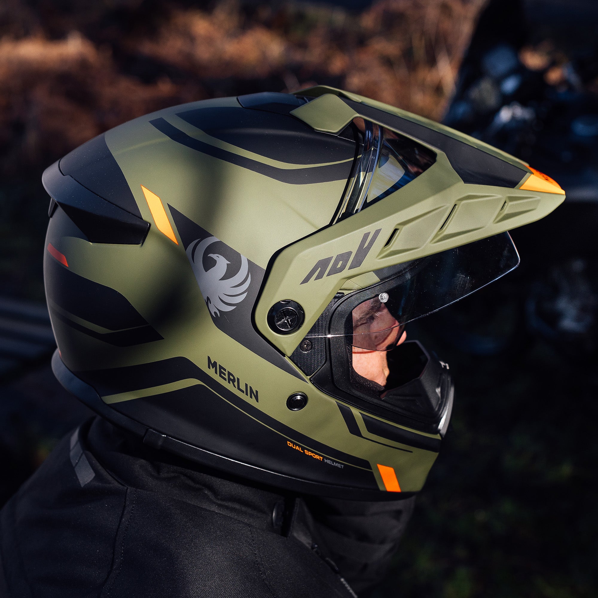 Merlin Torres Block Matt Green FREE UK Delivery, FREE 365 Day Returns | Moto Central
