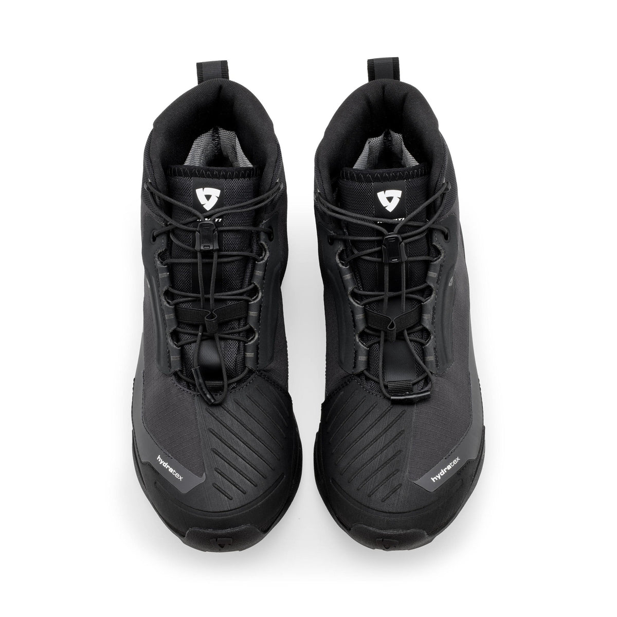 Revit Subduction H2O Shoes Black / Anthracite pair overhead view