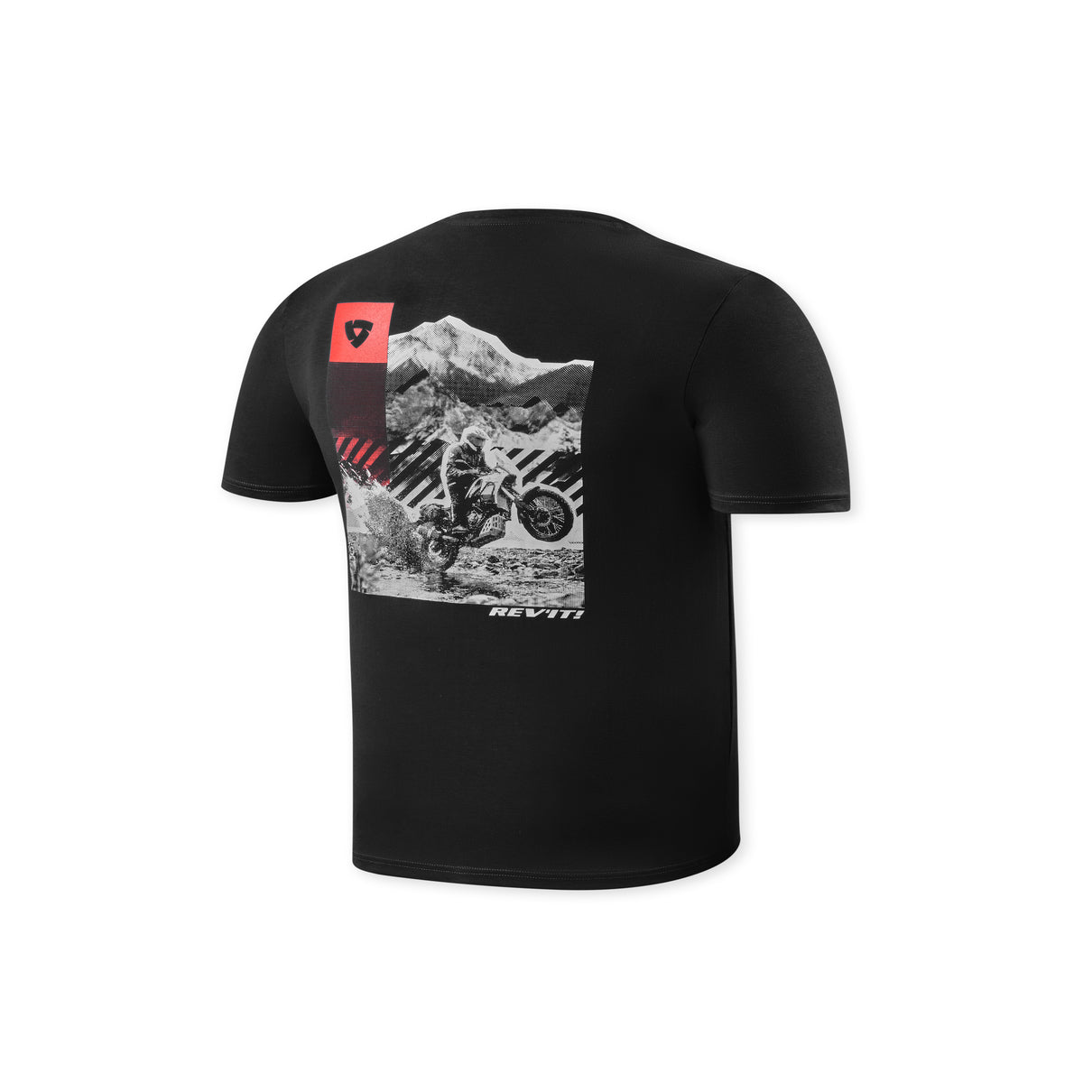Revit Eddie T-Shirt Black FREE UK Delivery, FREE 365 Day Returns | Moto Central