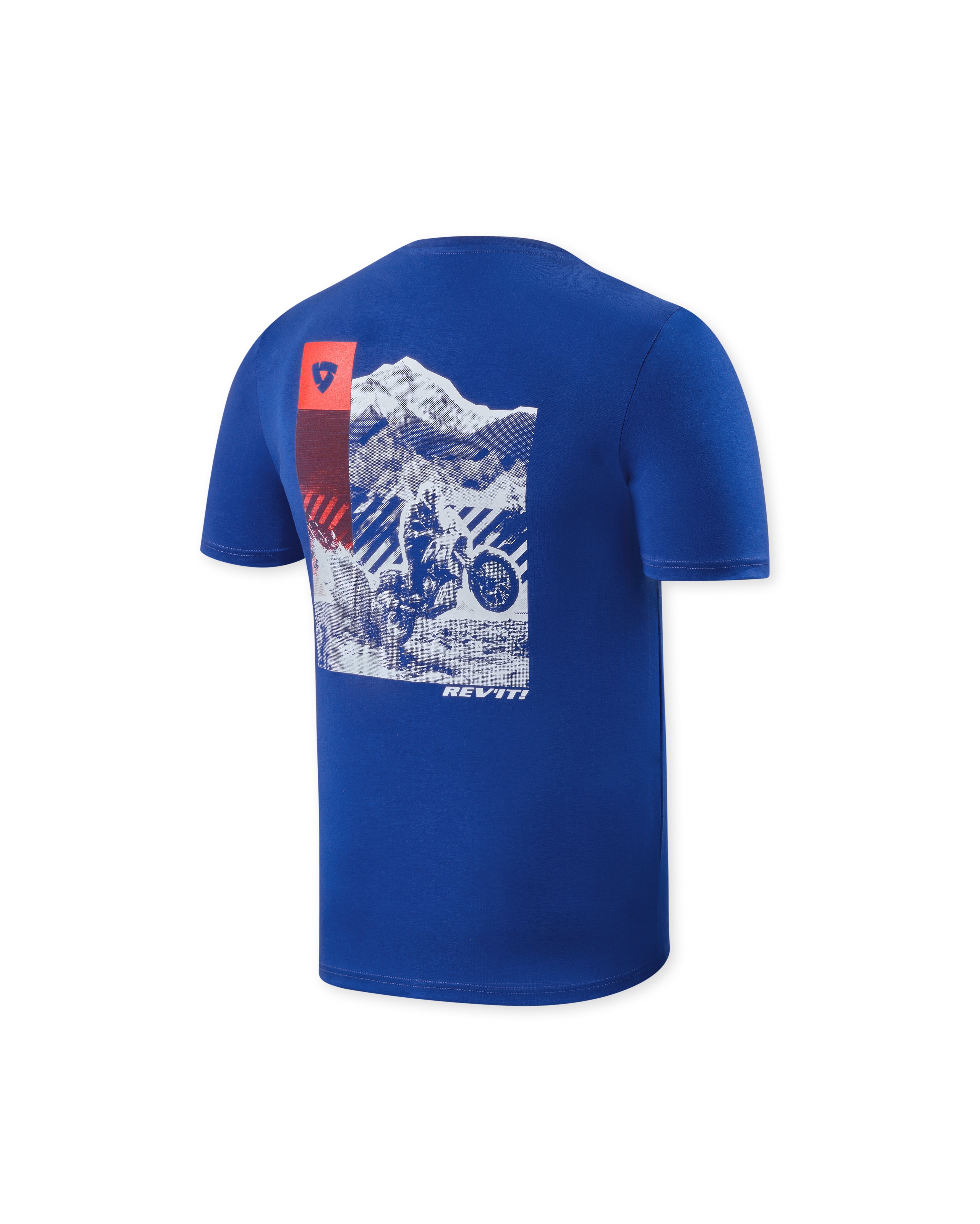 Revit Eddie T-Shirt Blue FREE UK Delivery, FREE 365 Day Returns | Moto Central