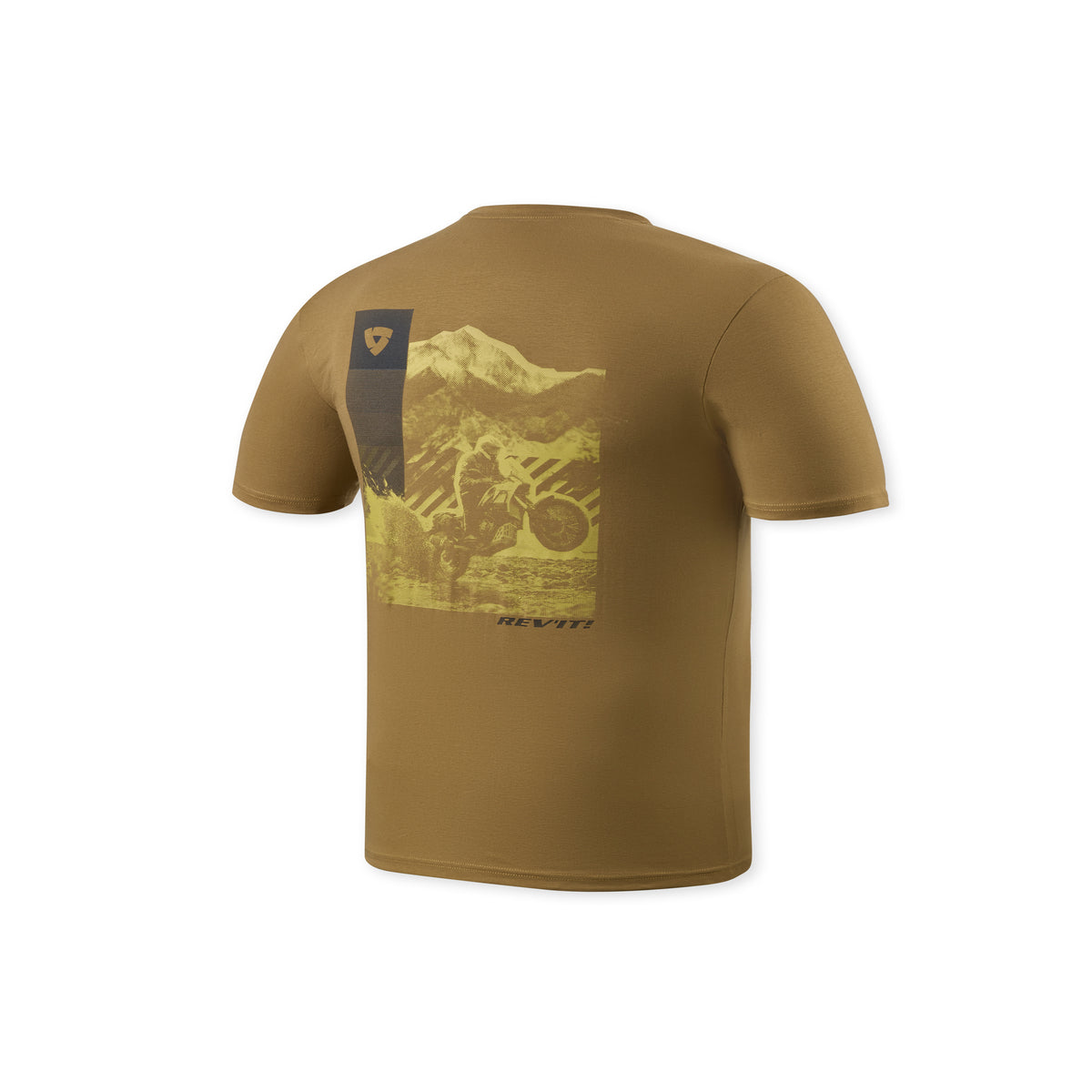 Revit Eddie T-Shirt Brown FREE UK Delivery, FREE 365 Day Returns | Moto Central