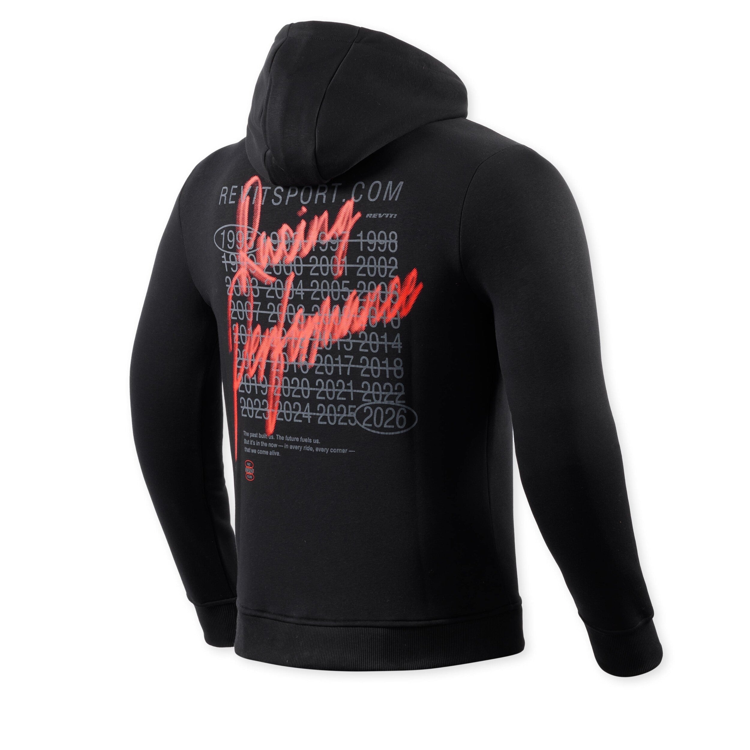 Revit Brett Hoodie Black back view