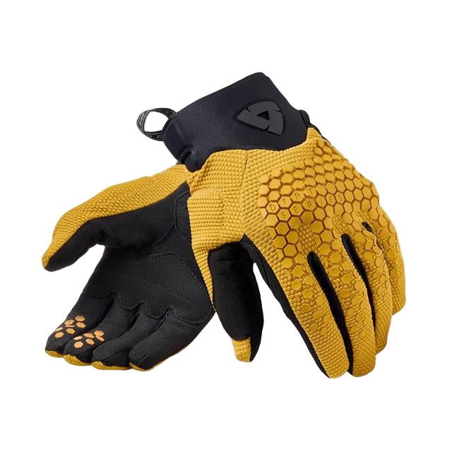 Revit Cavern Motorrad-Handschuhe L – Belüftet, Kurz, Mit Schutz, Schwarz