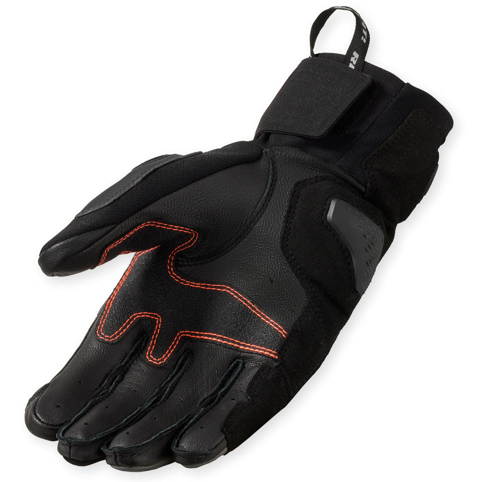 Revit Combustion Leather / Textile Gloves Black / Anthracite – single glove view