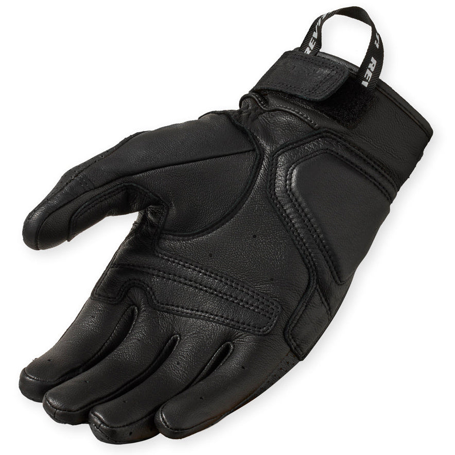 Revit New Heights Leather Gloves Black – single glove view