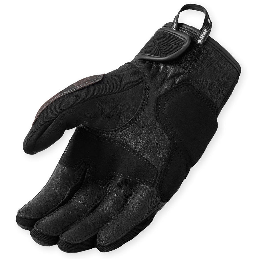 Revit Montford Textile Gloves Black – single glove view