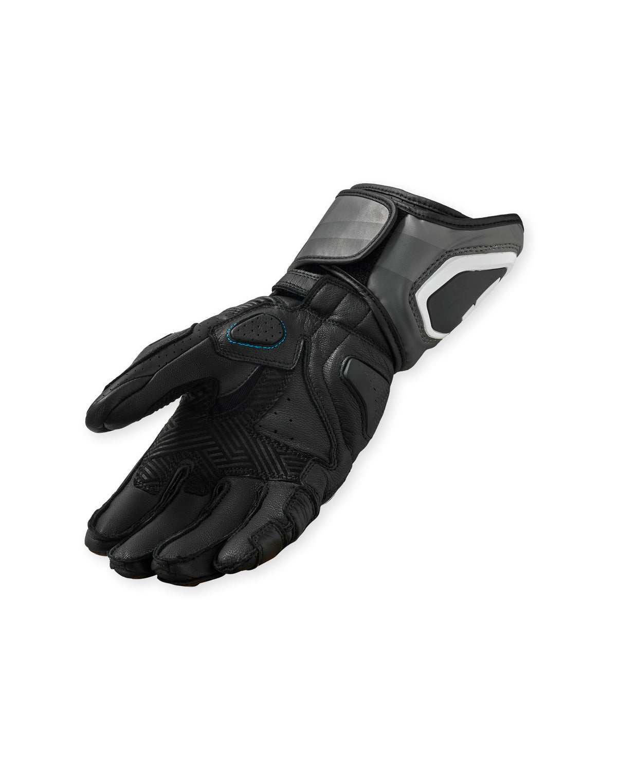 Revit Quantum 3 Leather / Textile Gloves Black / White FREE UK Delivery, FREE 365 Day Returns - Moto Central
