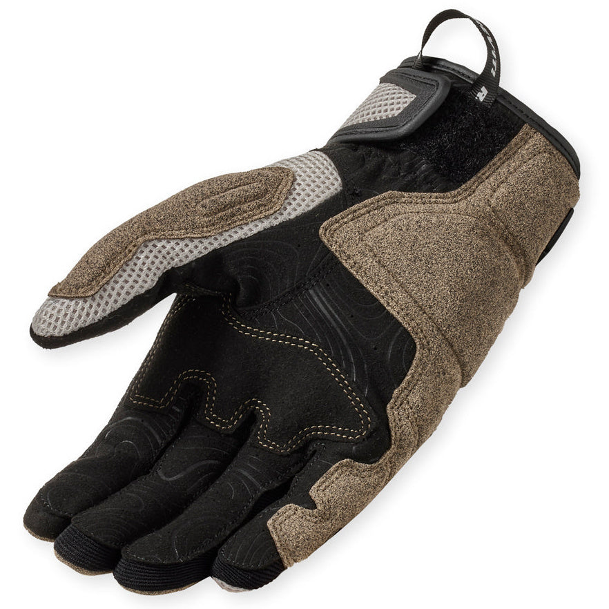 Revit Cavern Textile Gloves Sand / Black – single glove view