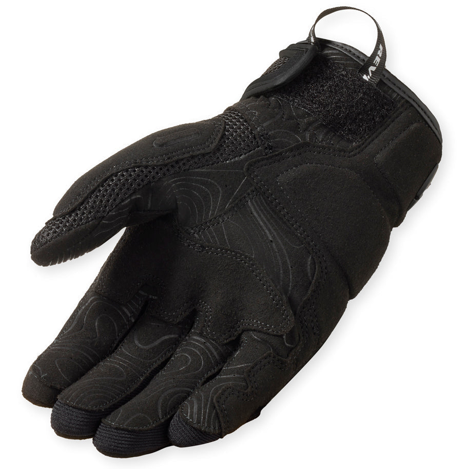 Revit Cavern Ladies Textile Gloves Black – single glove view