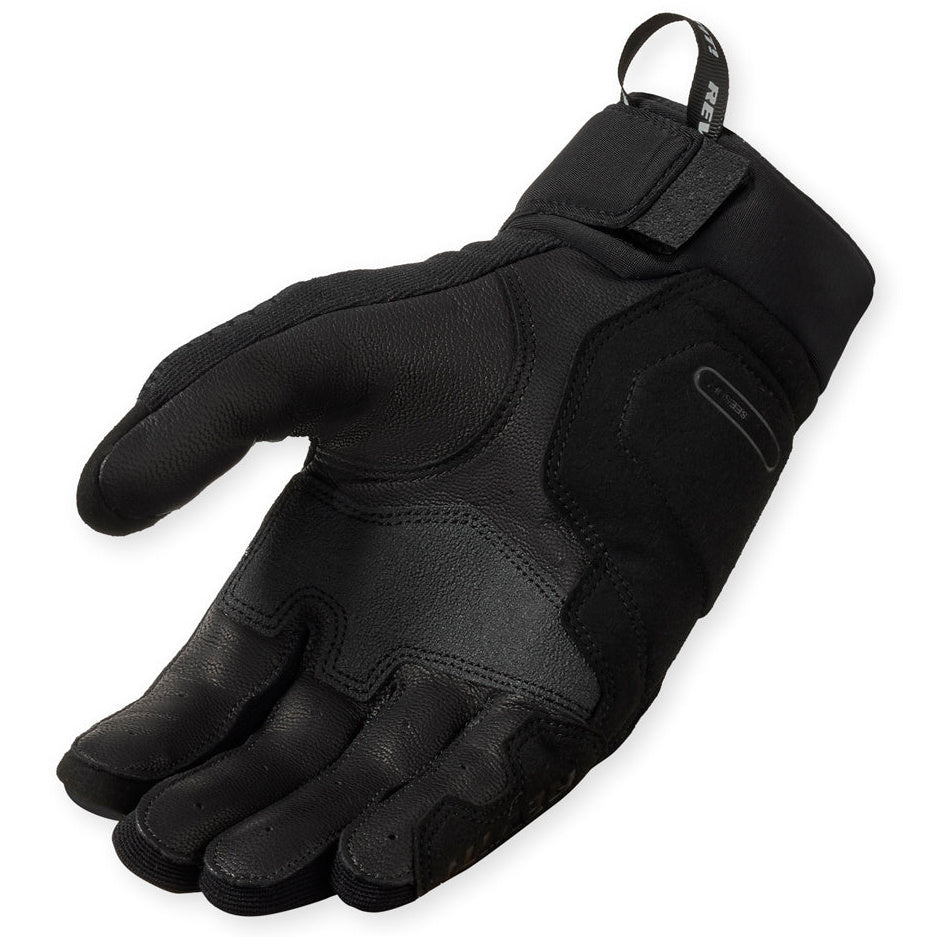 Revit Kinetic 2 Leather / Textile Gloves Black – single glove view