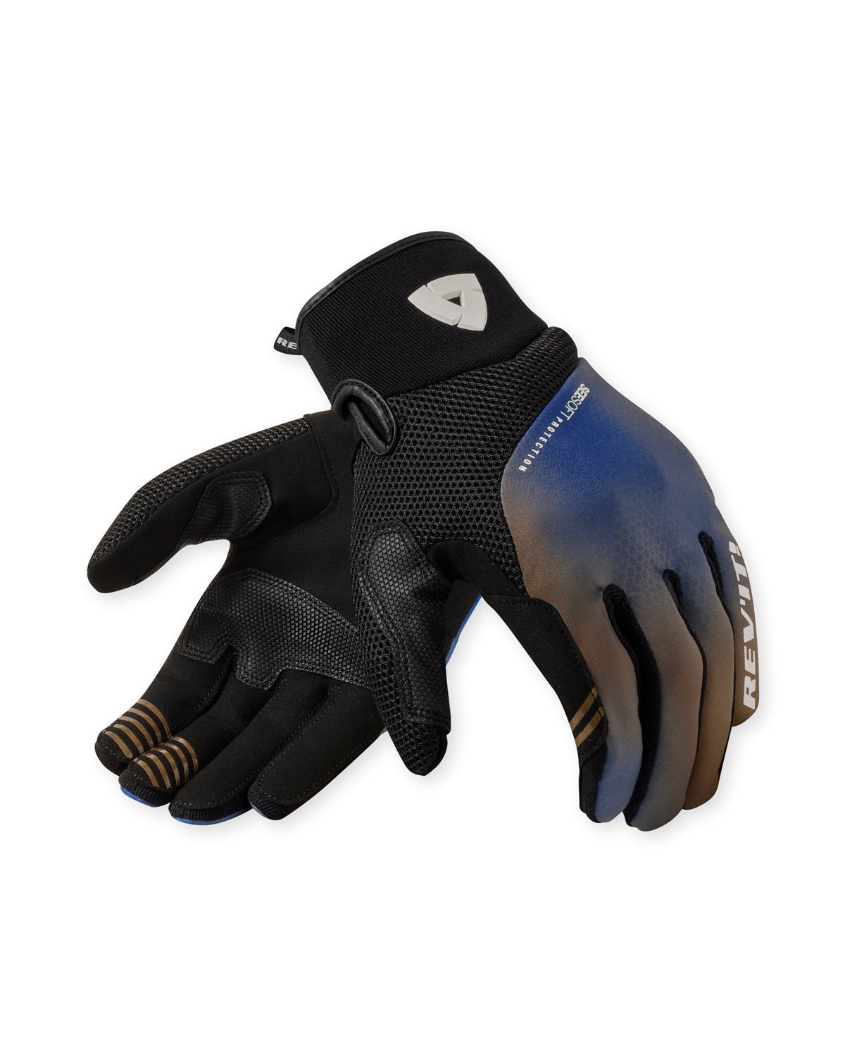 Revit Surge Textile Gloves Camo Blue FREE UK Delivery, FREE 365 Day Returns - Moto Central