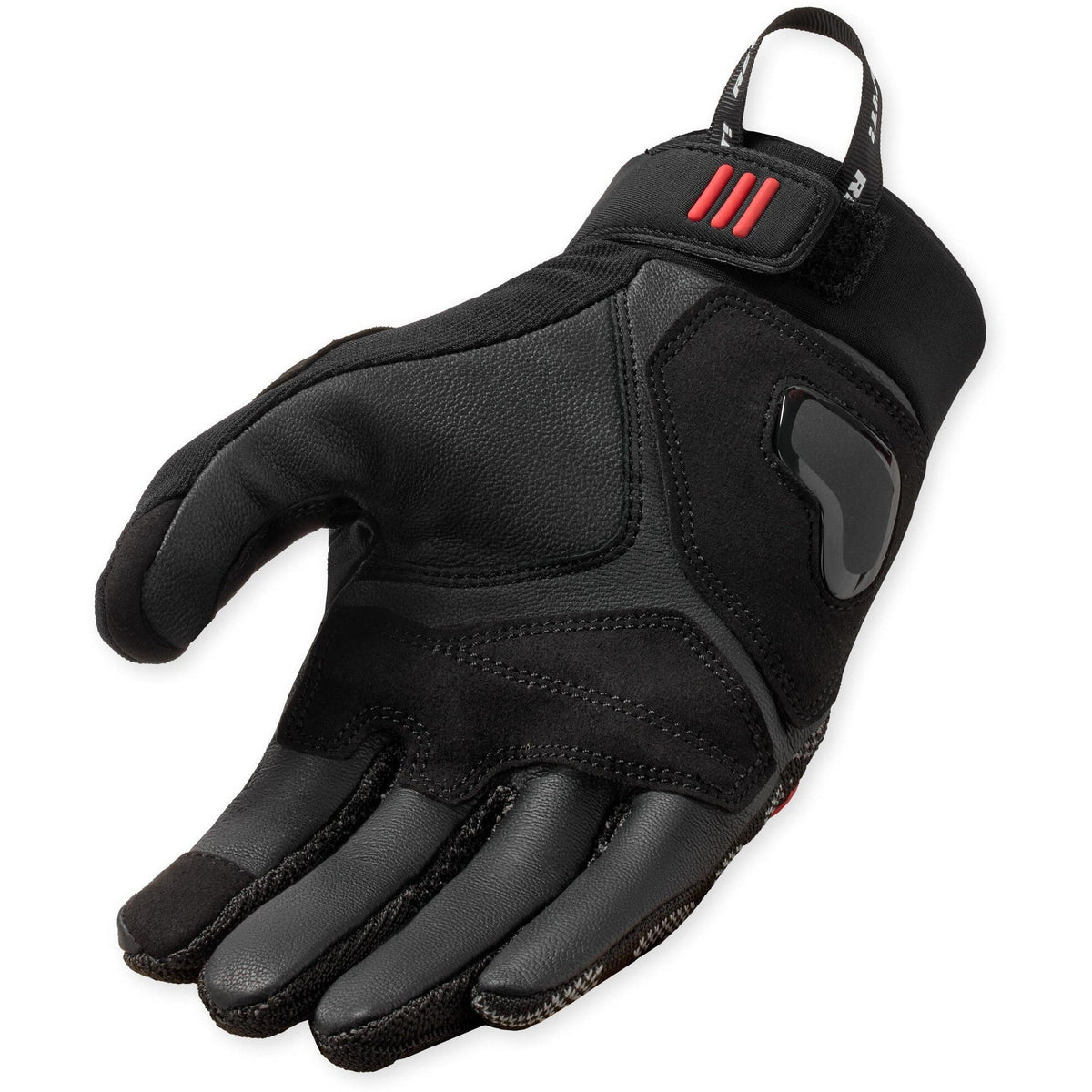Revit Hyperspeed 3 Gloves Black / Neon Red palm view