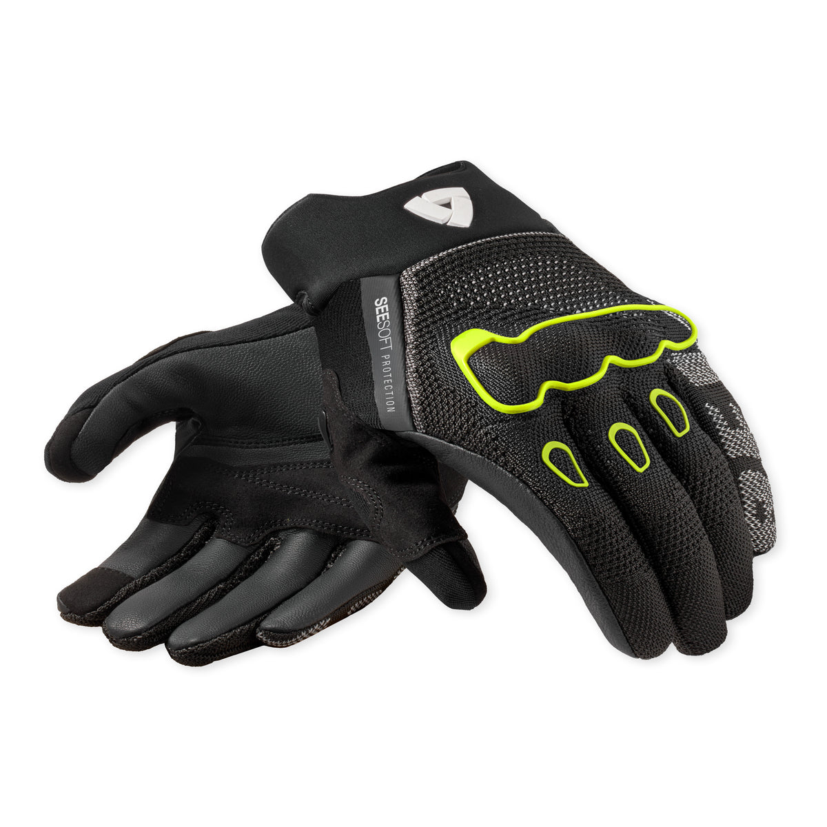 Revit Hyperspeed 3 Gloves Black / Neon Yellow FREE UK Delivery, FREE 365 Day Returns | Moto Central