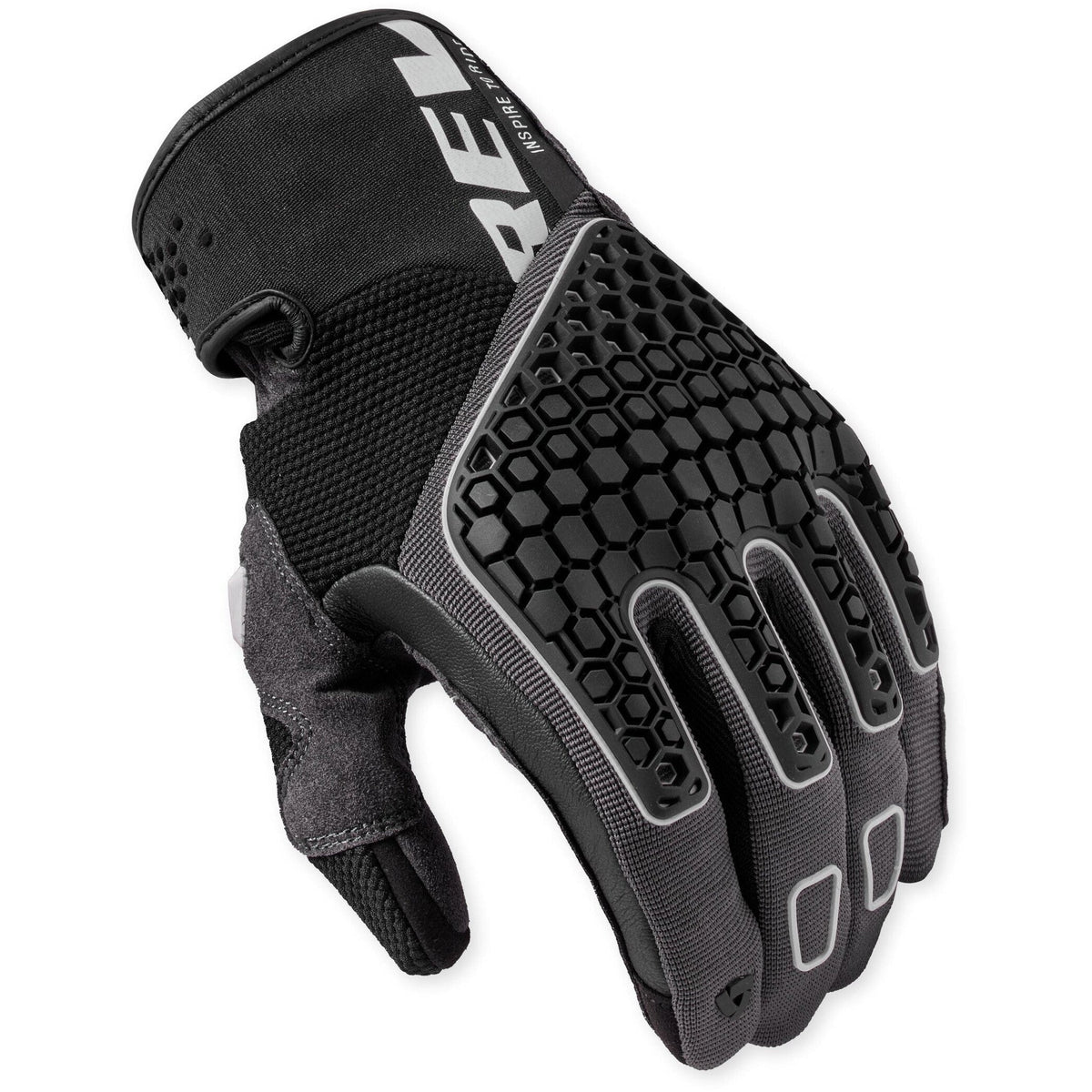 Revit Mangrove 2 Gloves Black / Grey back view