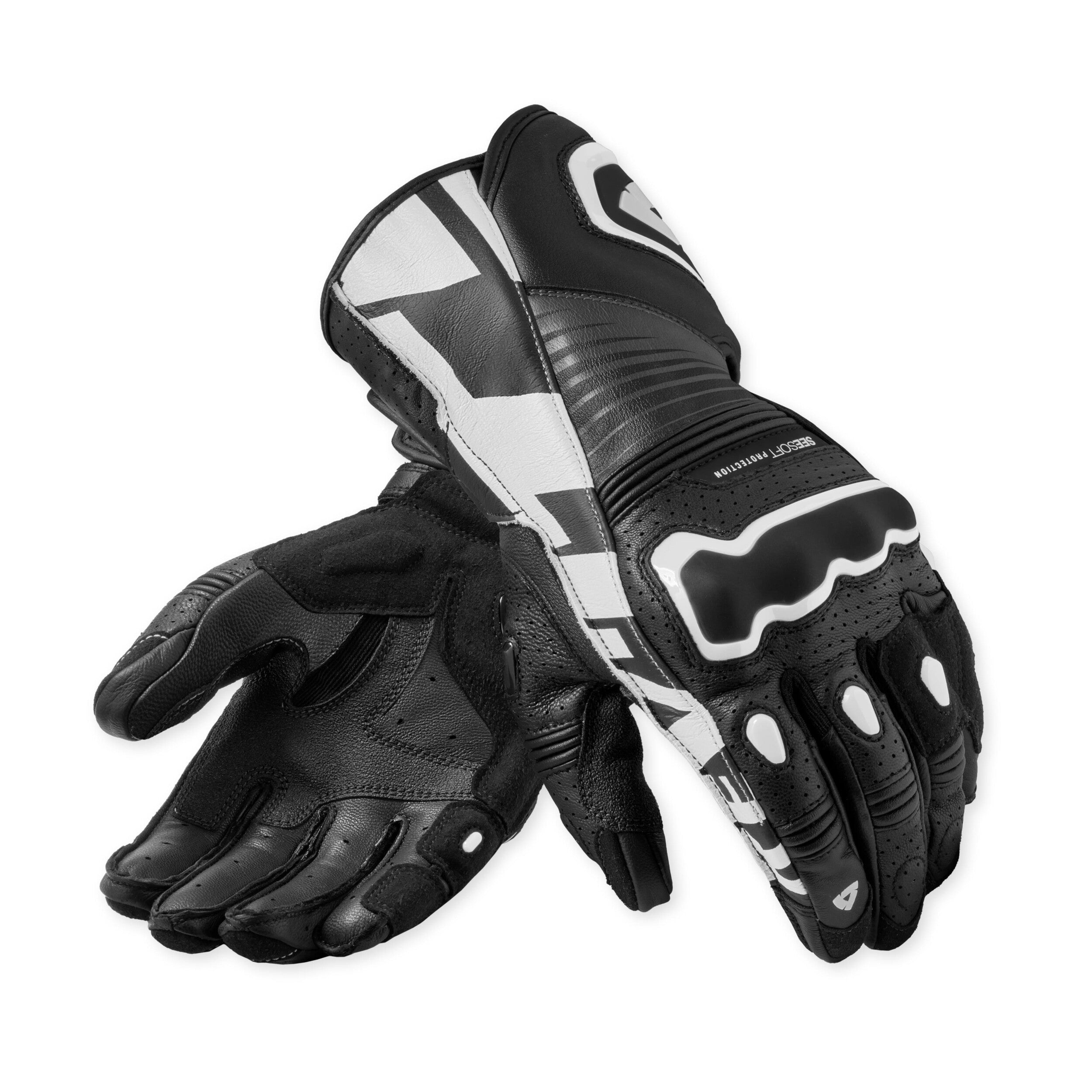 Revit Argon 3 Gloves Black / White front view