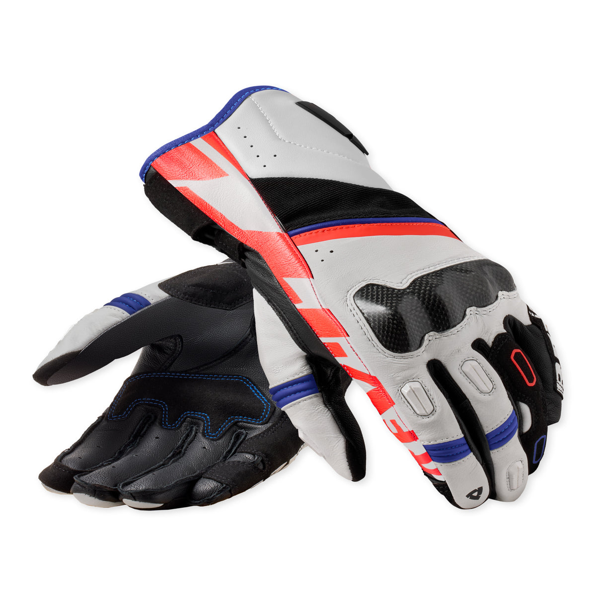 Revit RSR 5 Gloves White / Blue FREE UK Delivery, FREE 365 Day Returns | Moto Central