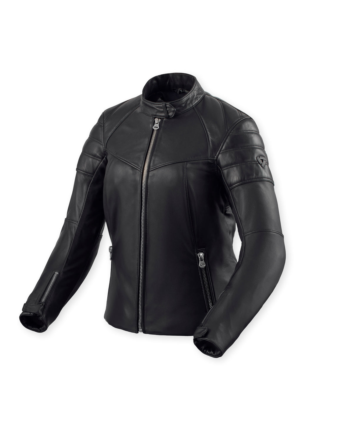 Revit London Ladies Leather Jacket Black FREE Delivery, FREE Returns