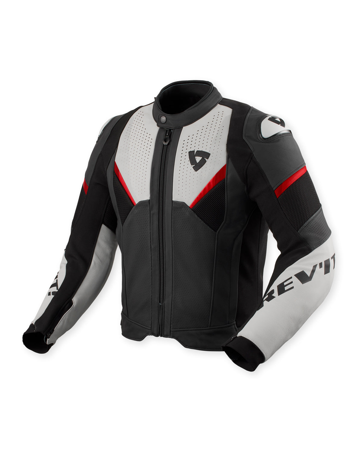 Revit Automate Leather Jacket Black/Light Grey FREE Delivery Returns
