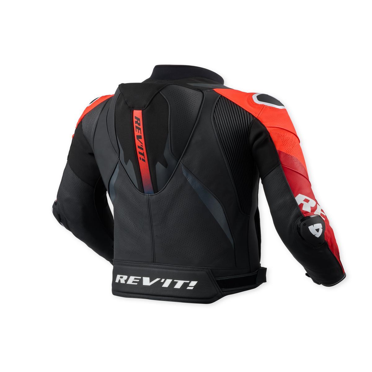 Revit Hyperspeed 3 Pro Leather Jacket Black / Red FREE UK Delivery, FREE 365 Day Returns | Moto Central
