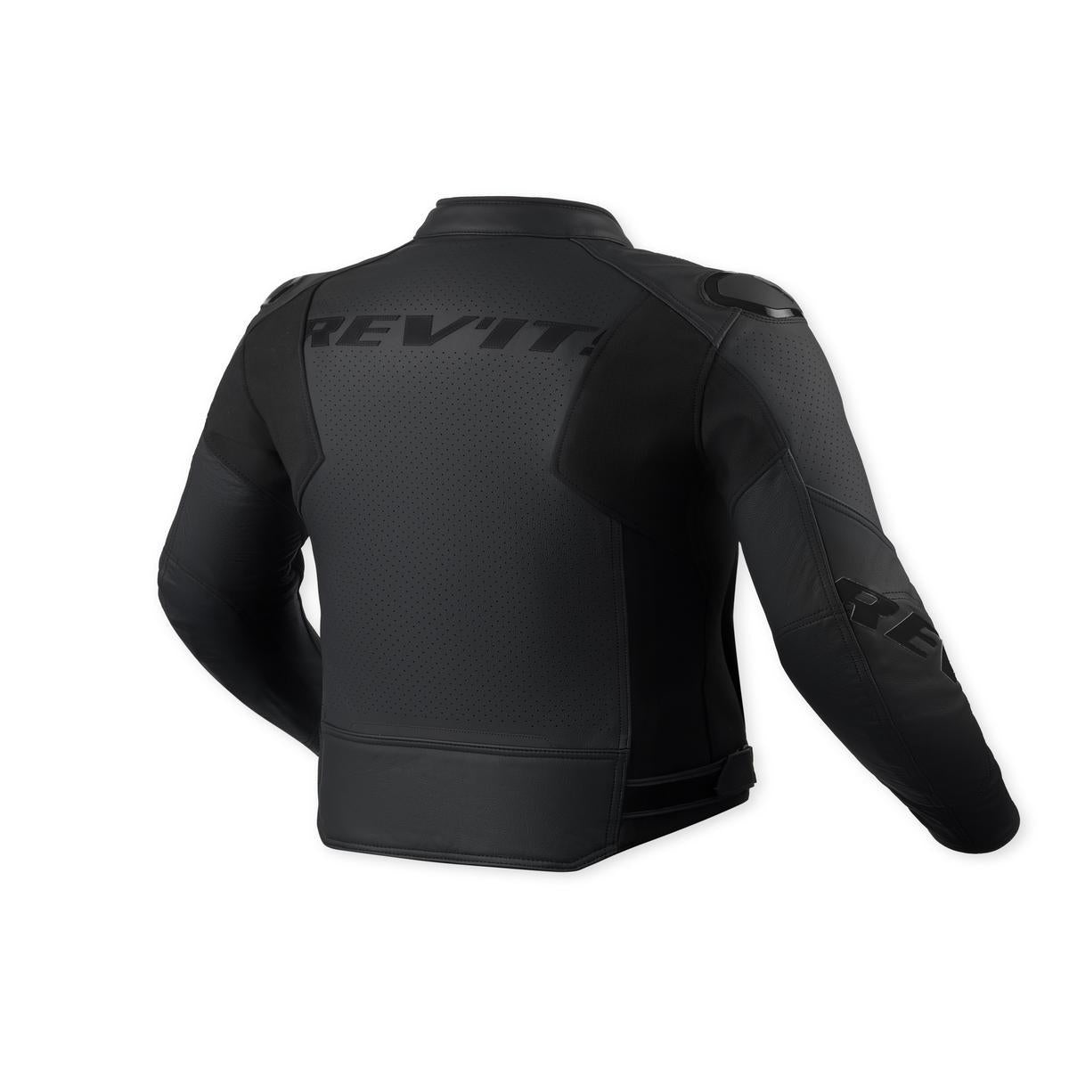 Revit Quadratic Leather Jacket Black FREE UK Delivery, FREE 365 Day Returns | Moto Central