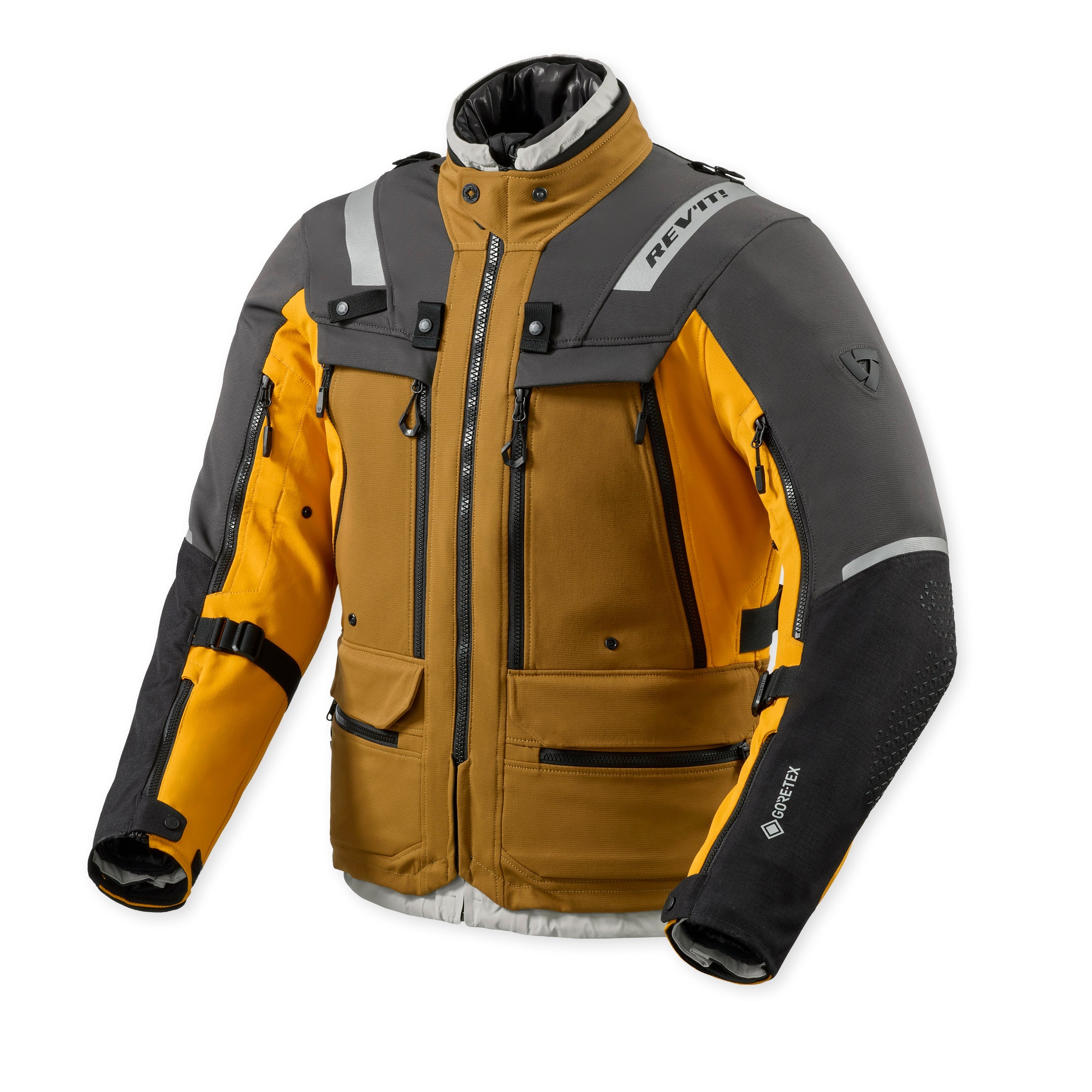 Revit Defender 4 Gore-Tex Jacket Black / Ocher Yellow