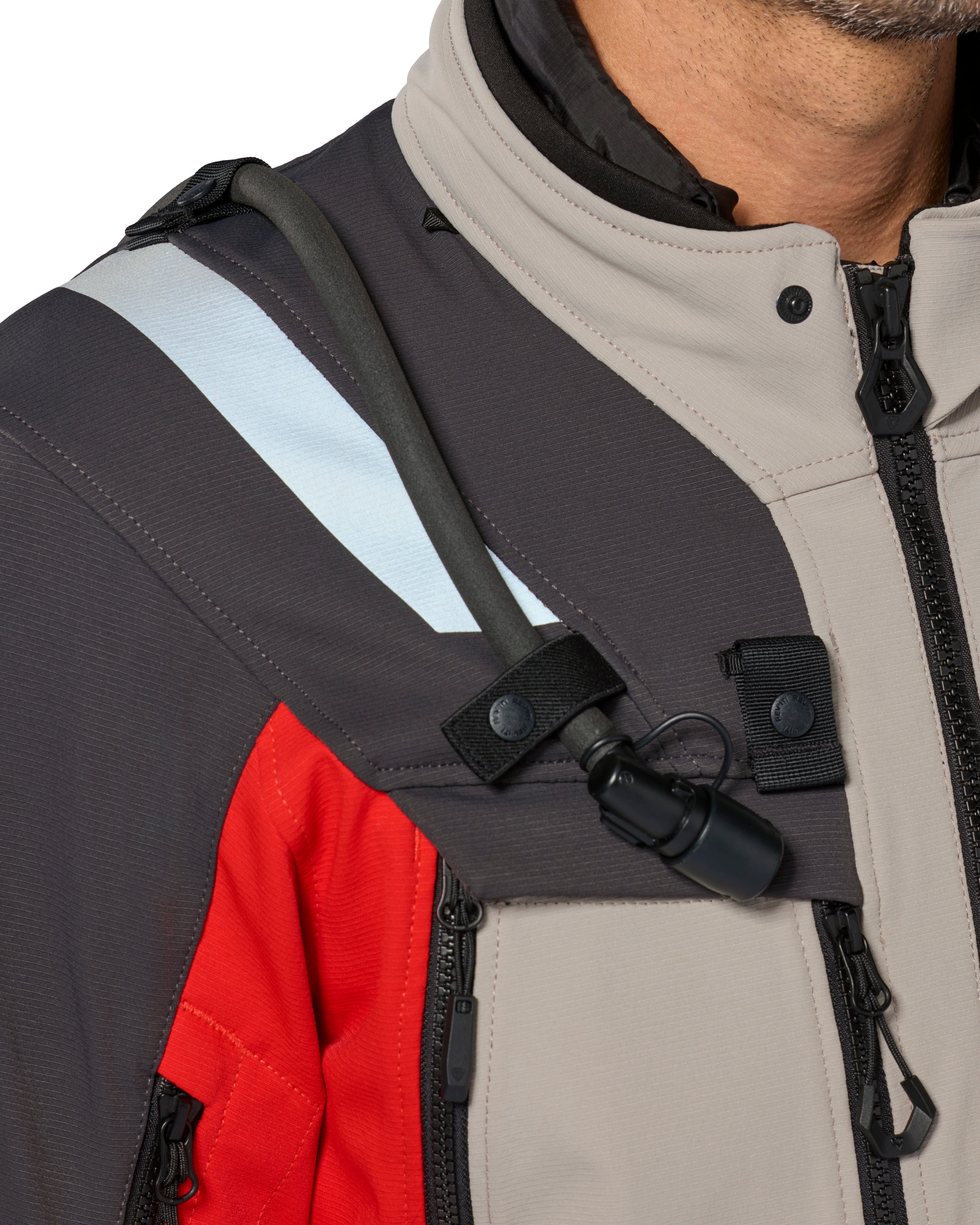 Revit Defender 4 Gore-Tex Jacket Anthracite / Red