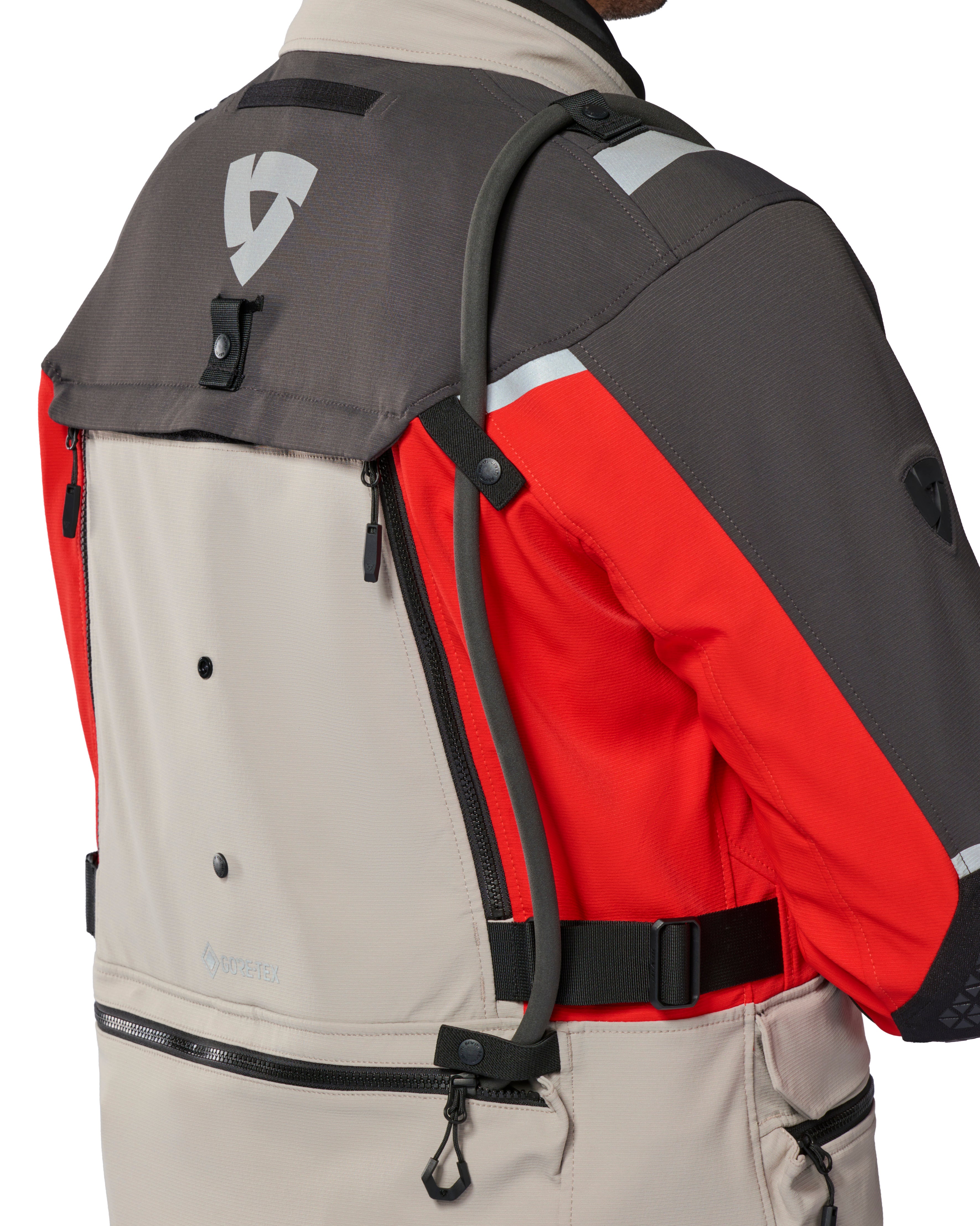Revit Defender 4 Gore-Tex Jacket Anthracite / Red