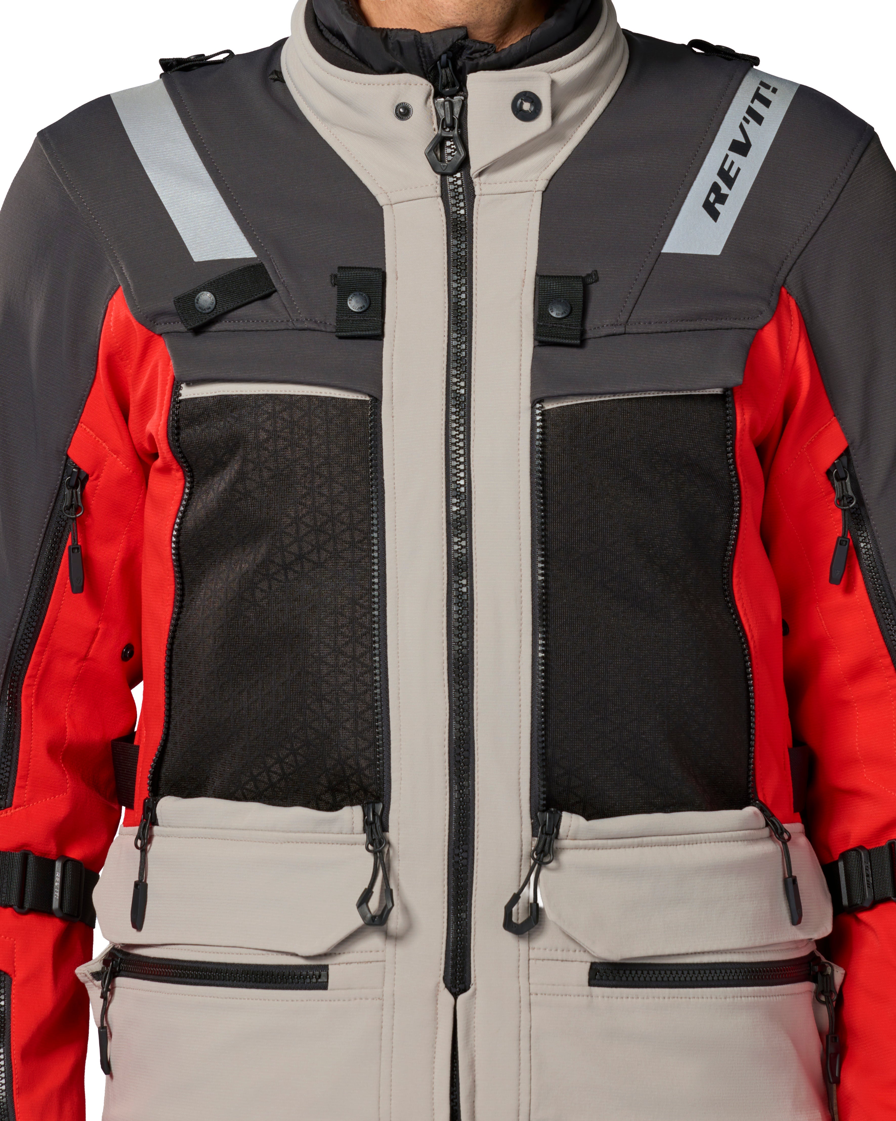 Revit Defender 4 Gore-Tex Jacket Anthracite / Red