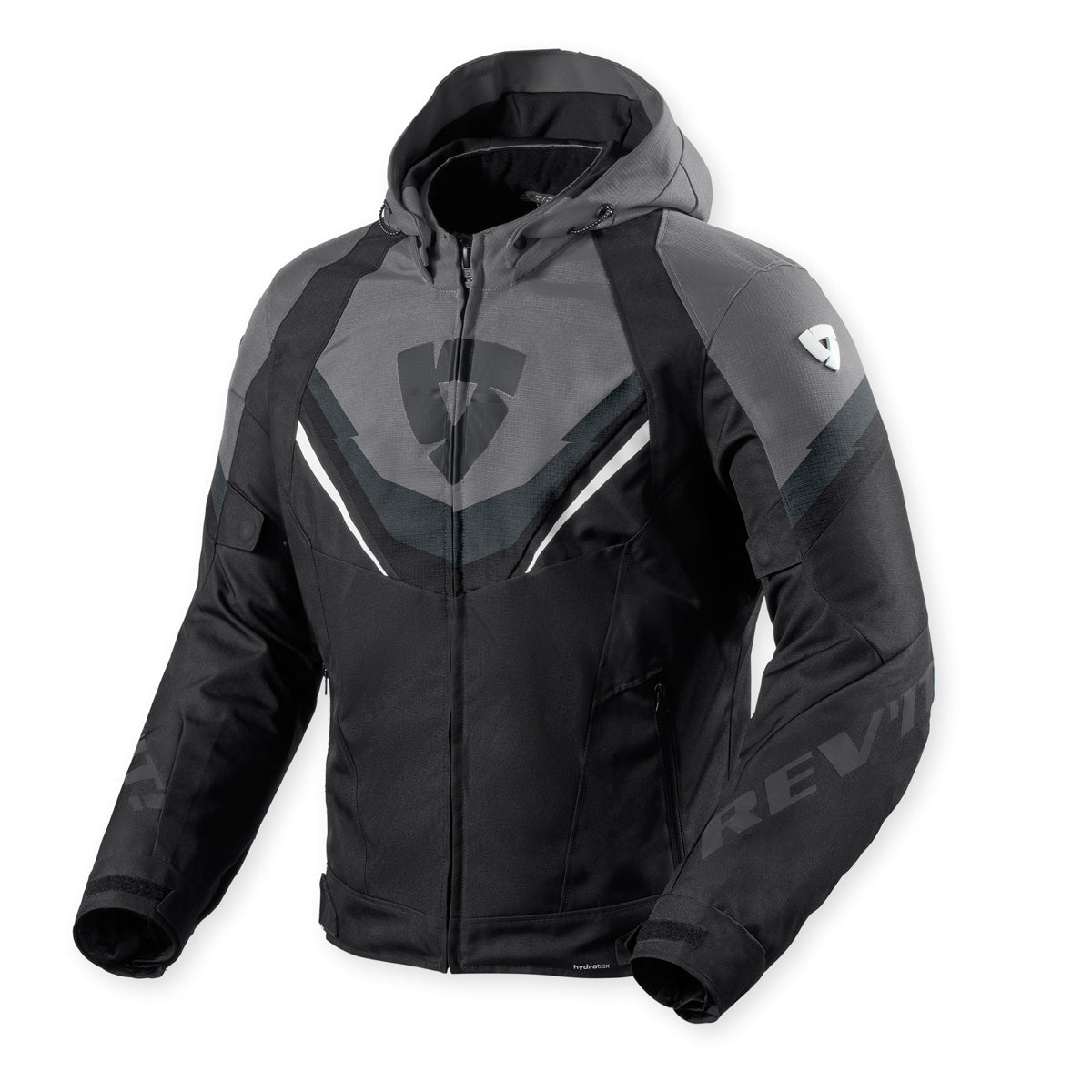 Revit Quantum 3 H2O Textile Jacket Black / Grey FREE UK Delivery, FREE 365 Day Returns - Moto Central