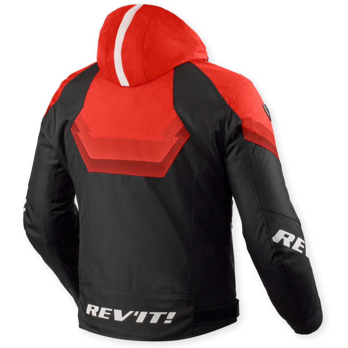 Revit Quantum 3 H2O Textile Jacket Black / Red – rear view