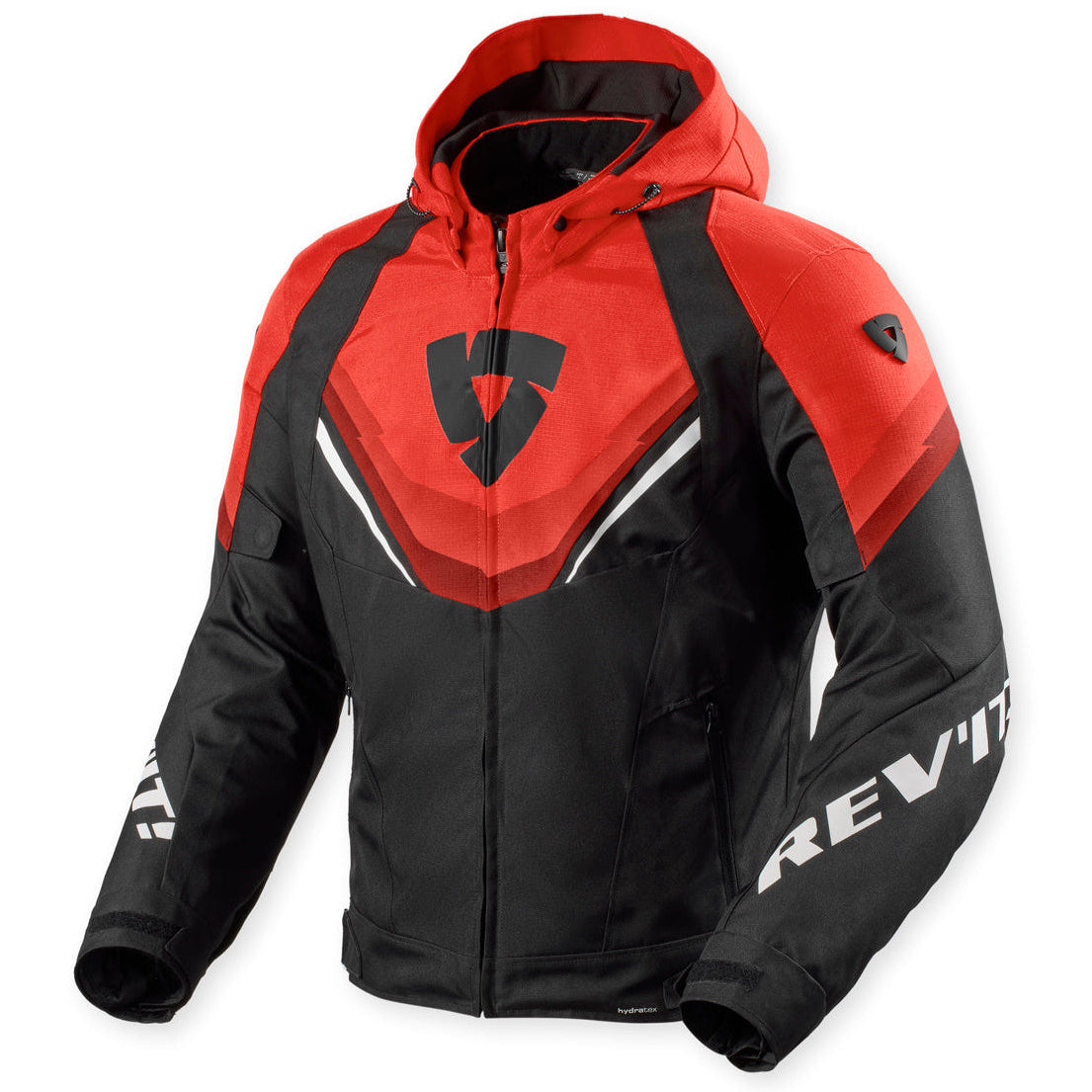 Revit Quantum 3 H2O Textile Jacket Black / Red – front view