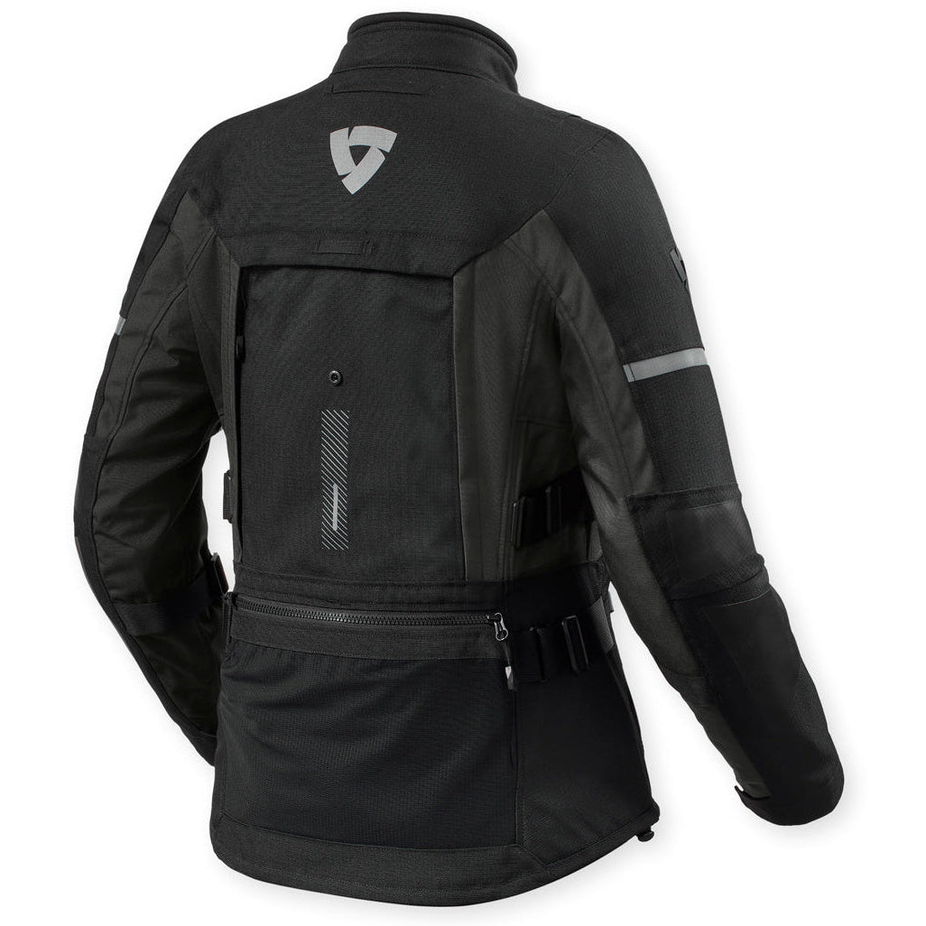 Revit Sand 5 H2O Ladies Textile Jacket Black / Anthracite – rear view