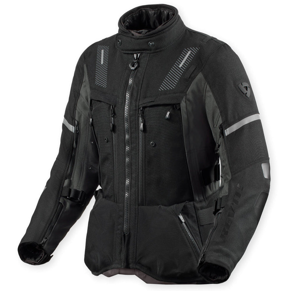 Revit Sand 5 H2O Ladies Textile Jacket Black / Anthracite – front view