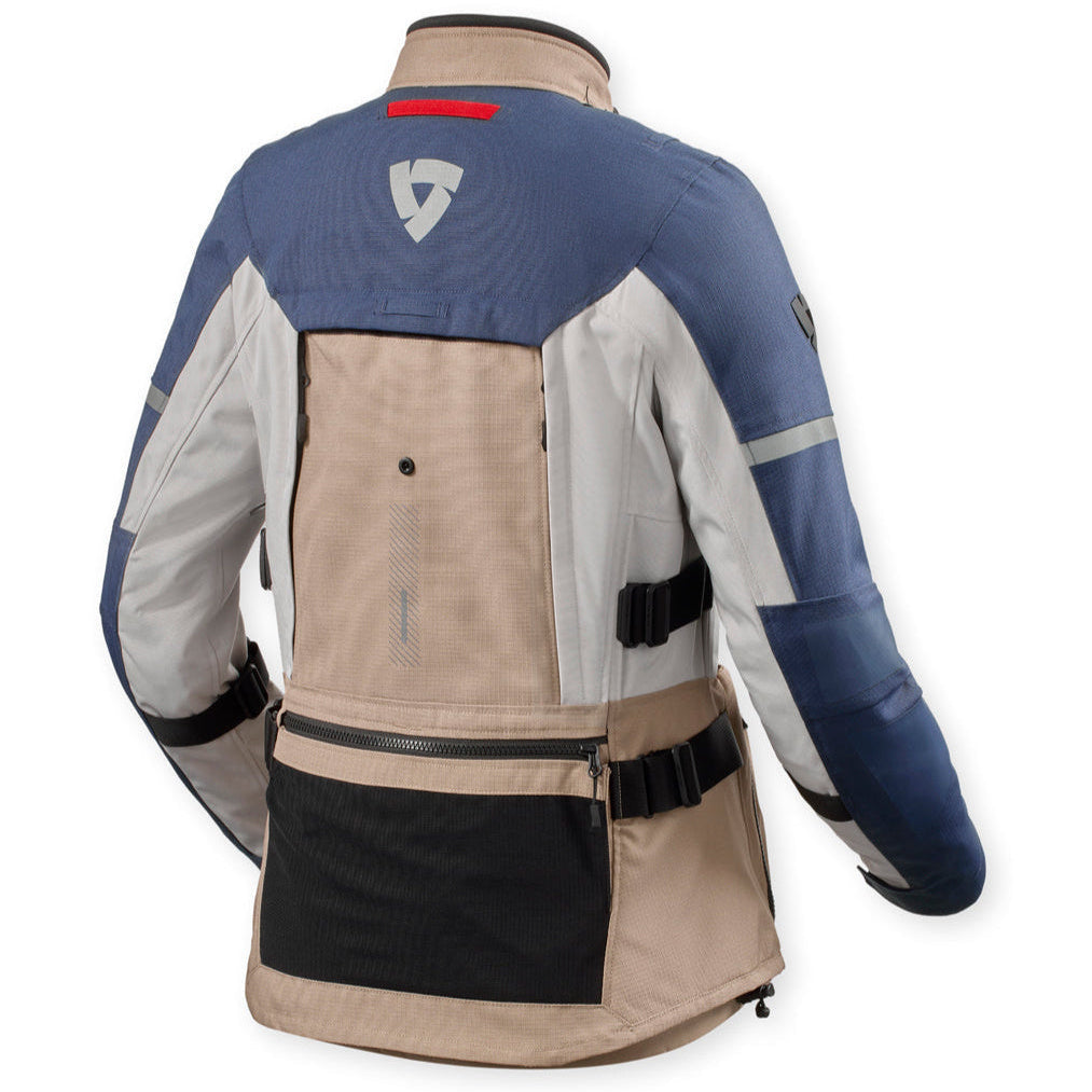 Revit Sand 5 H2O Ladies Textile Jacket Sand / Blue – rear view