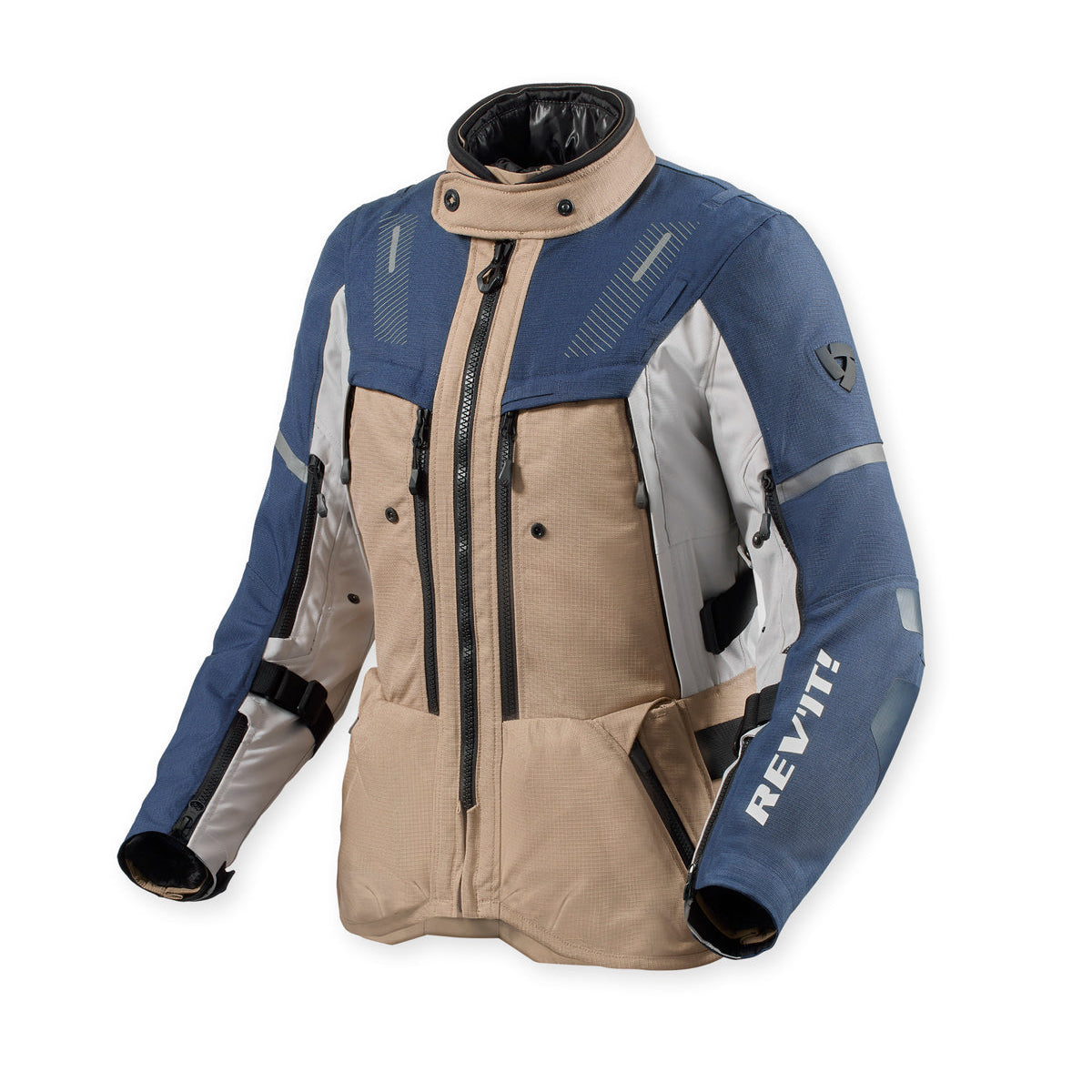 Revit Sand 5 H2O Ladies Textile Jacket Sand / Blue FREE UK Delivery, FREE 365 Day Returns - Moto Central