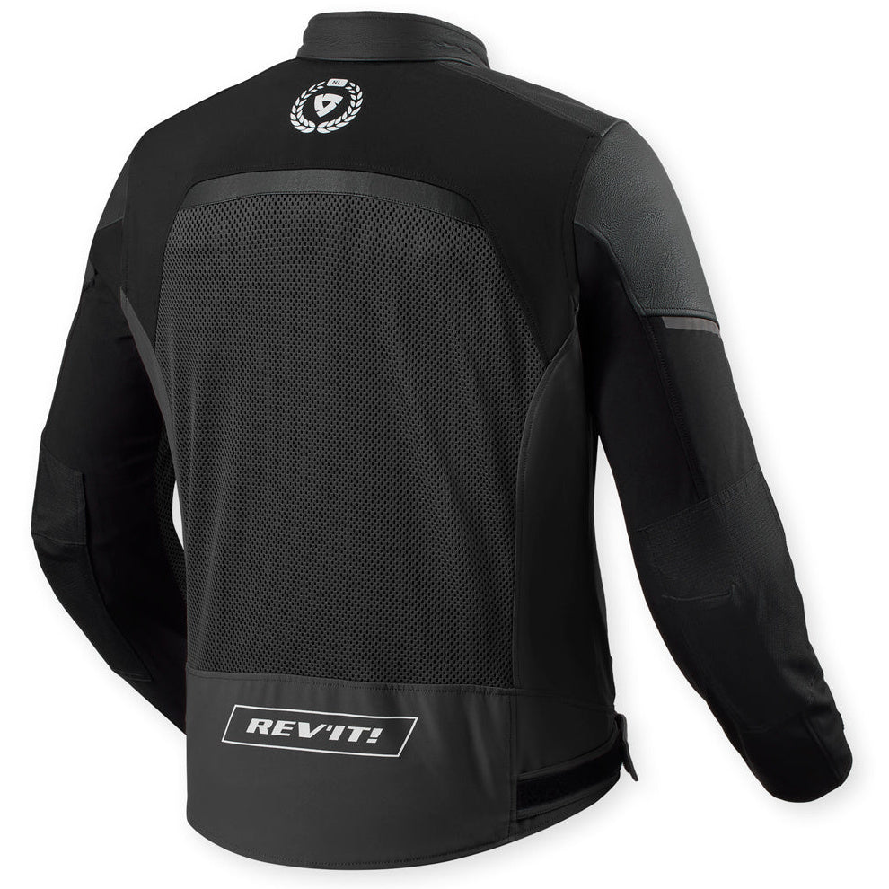 Revit Swiftblade Textile Jacket Black / Blue, rear view