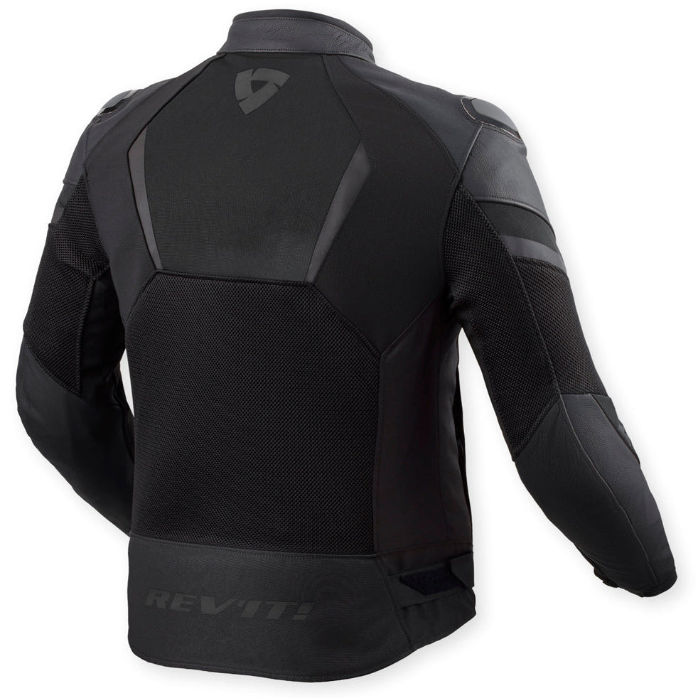 Revit Mantis 3 H2O Textile Jacket Black – rear view