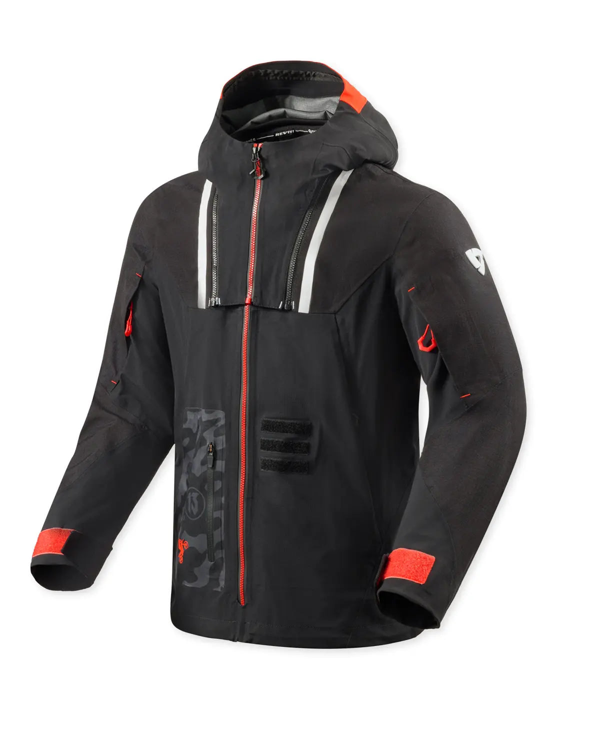 Revit Vision H2O Textile Jacket Black / Red FREE UK Delivery, FREE 365 Day Returns | Moto Central