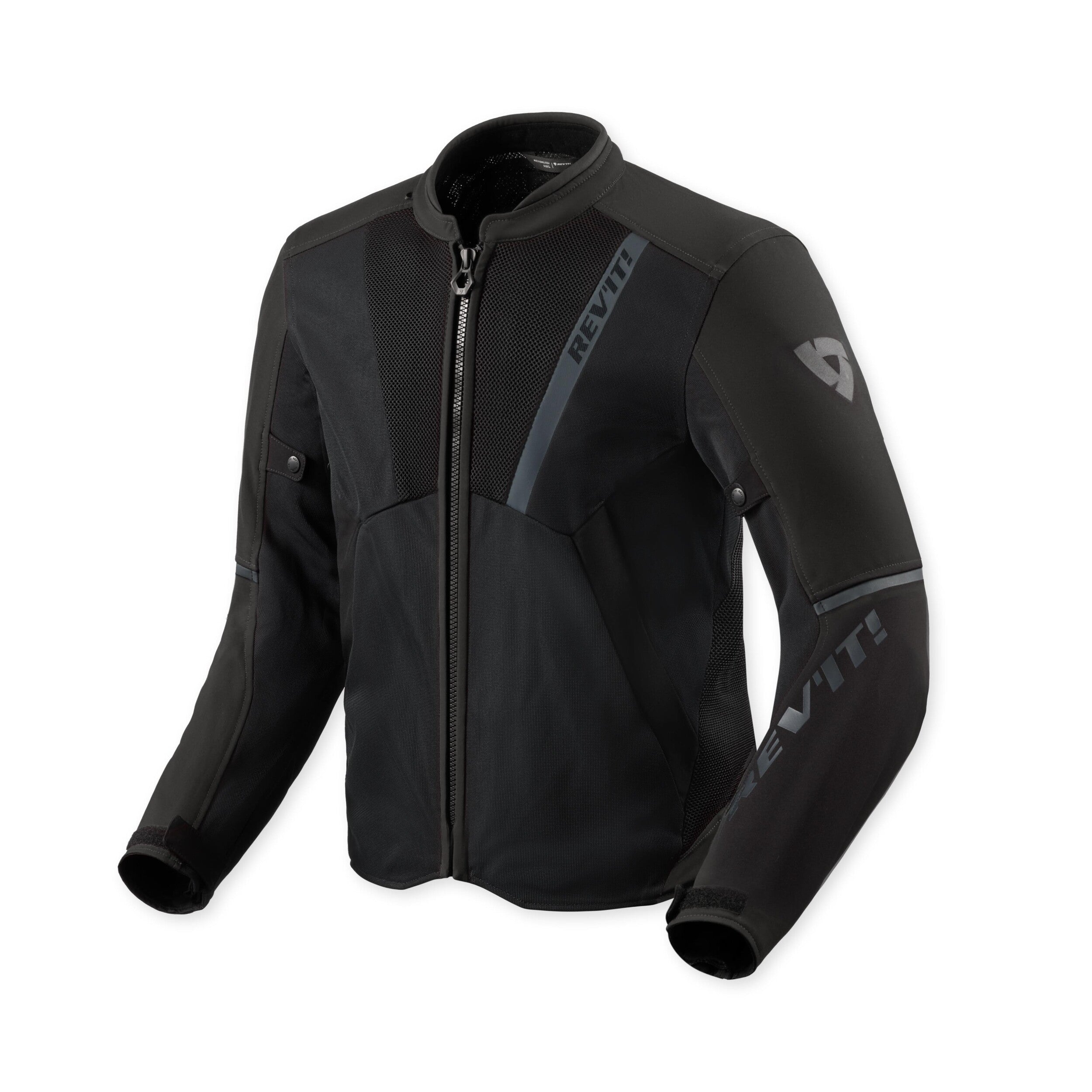 Revit GT-R 4 Air Textile Jacket Black front view