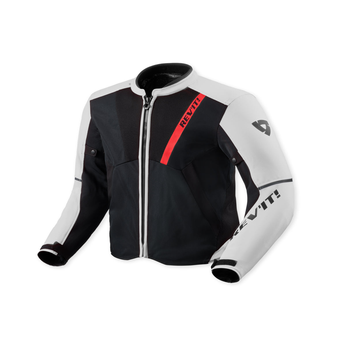 Revit GT-R 4 Air Textile Jacket Black / White FREE UK Delivery, FREE 365 Day Returns | Moto Central