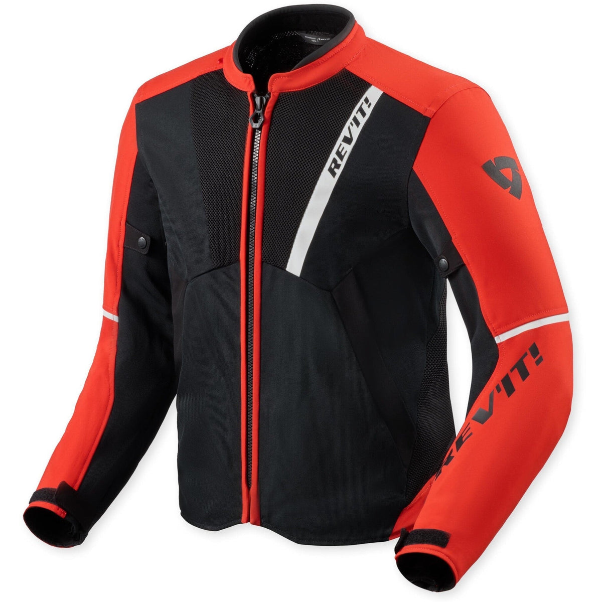 Revit GT-R 4 Air Textile Jacket Red / Black front view